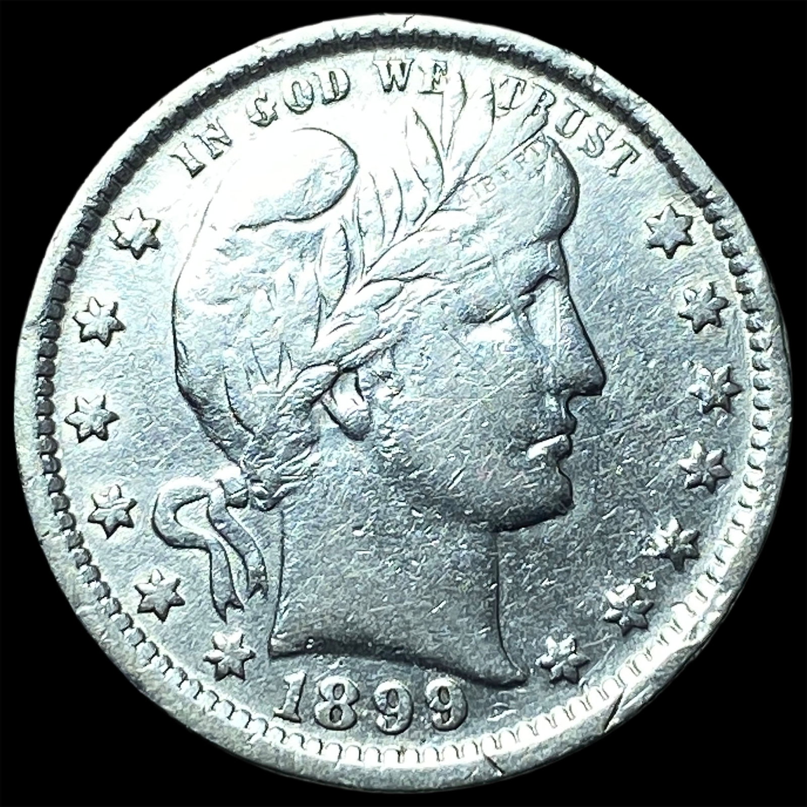 1899 Barber Quarter NEARLY UNCIRCULATED (1 of 2)