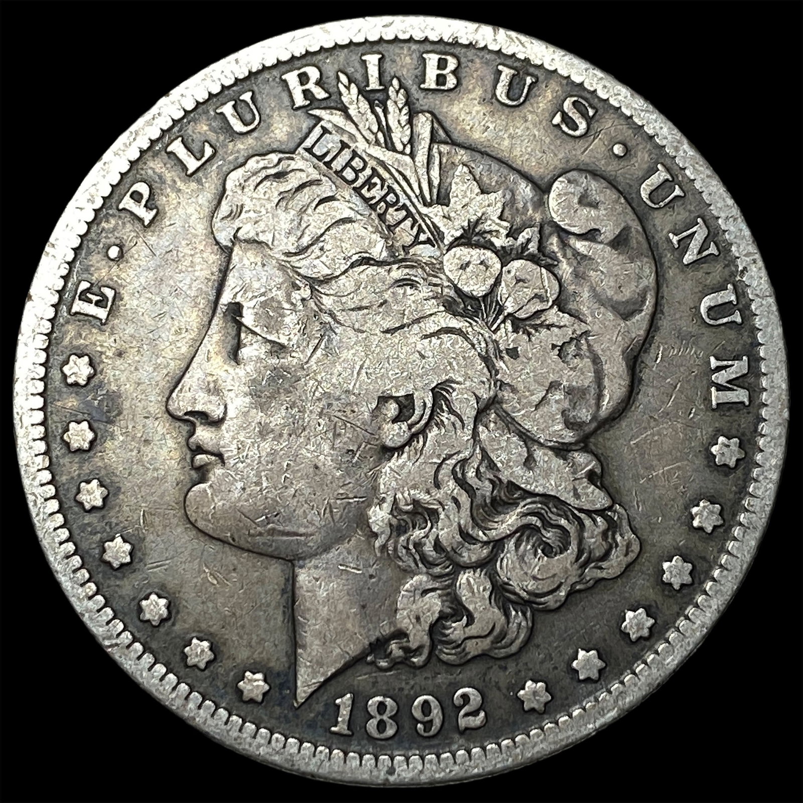 1892-S Silver Morgan Dollar LIGHTLY CIRCULATED: 1892-S Silver Morgan Dollar LIGHTLY CIRCULATED