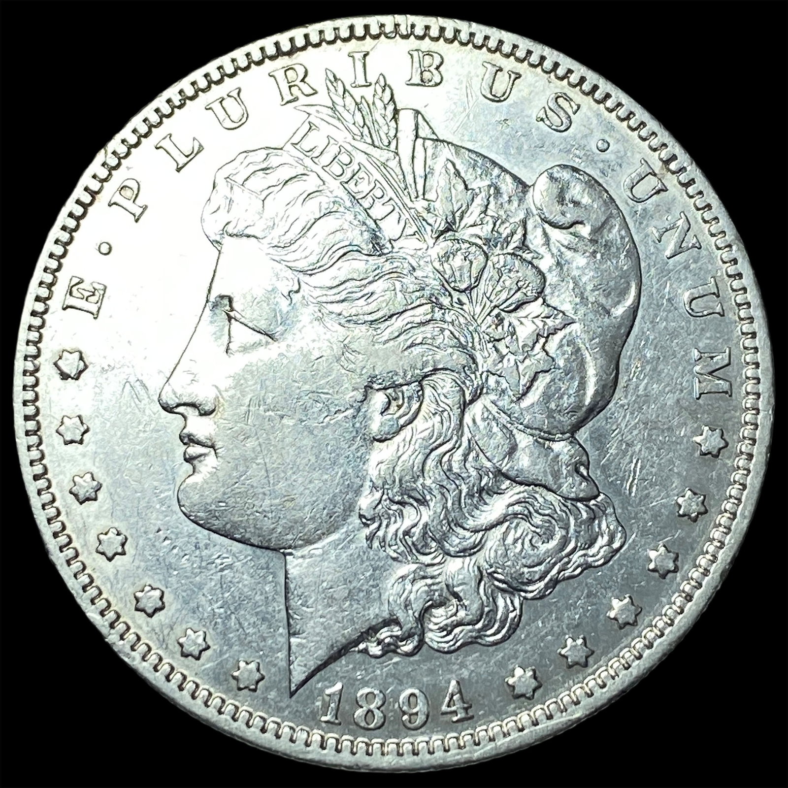 1894-S Silver Morgan Dollar CLOSELY UNCIRCULATED: 1894-S Silver Morgan Dollar CLOSELY UNCIRCULATED