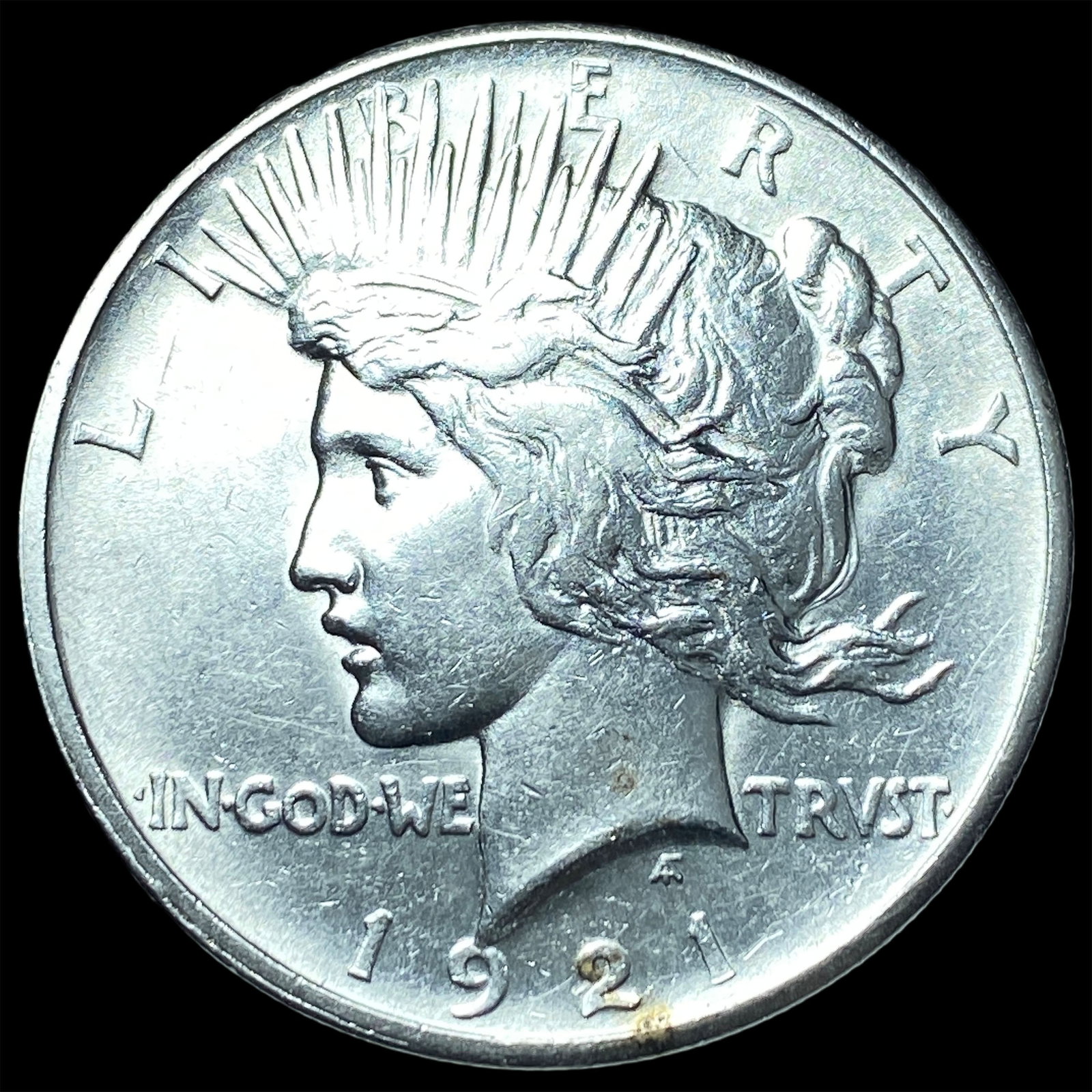 1921 Silver Peace Dollar CLOSELY UNCIRCULATED: 1921 Silver Peace Dollar CLOSELY UNCIRCULATED