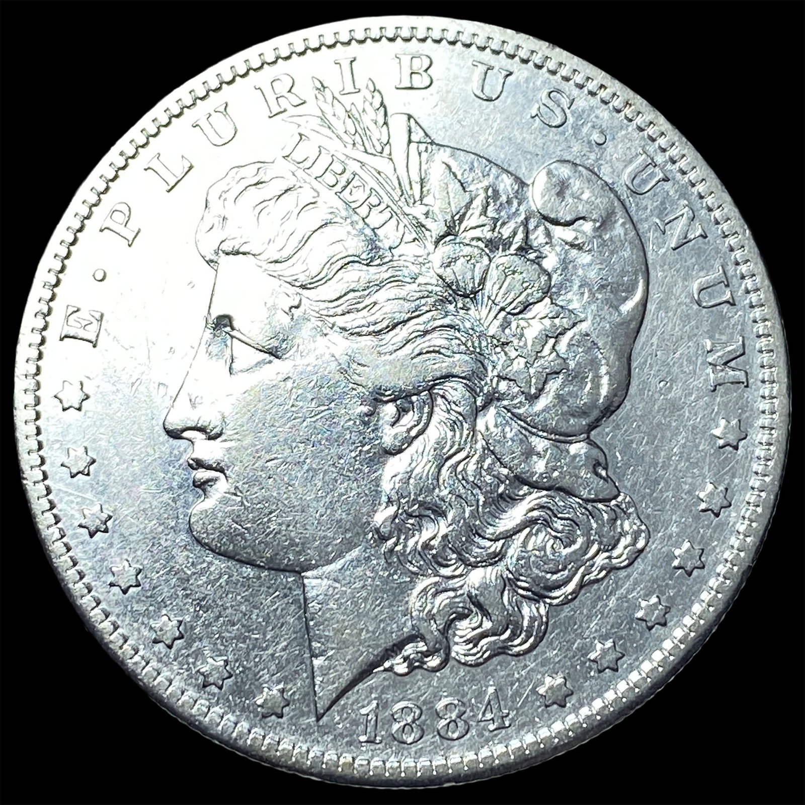 1884-S Silver Morgan Dollar CLOSELY UNCIRCULATED: 1884-S Silver Morgan Dollar CLOSELY UNCIRCULATED