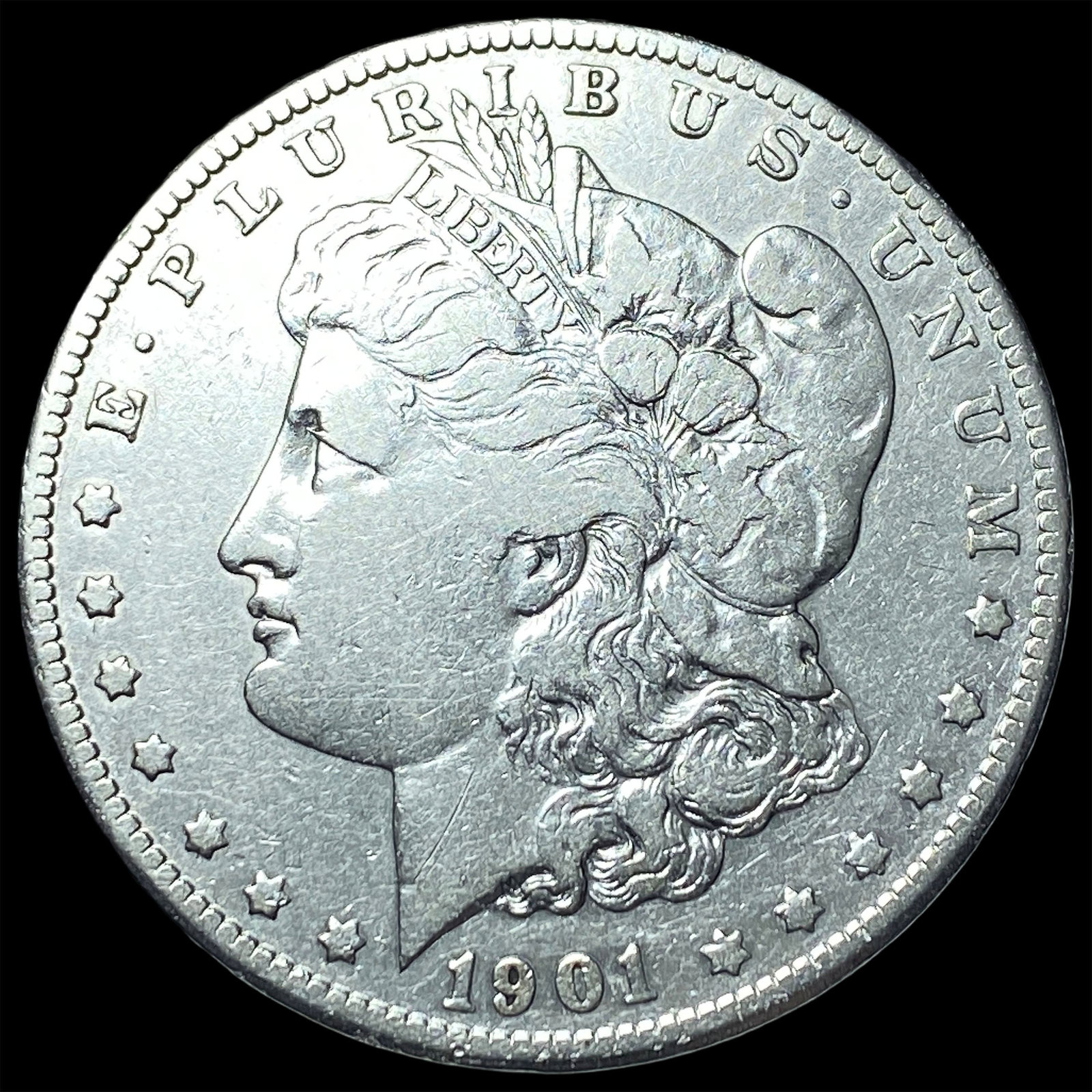 1901-S Silver Morgan Dollar LIGHTLY CIRCULATED: 1901-S Silver Morgan Dollar LIGHTLY CIRCULATED