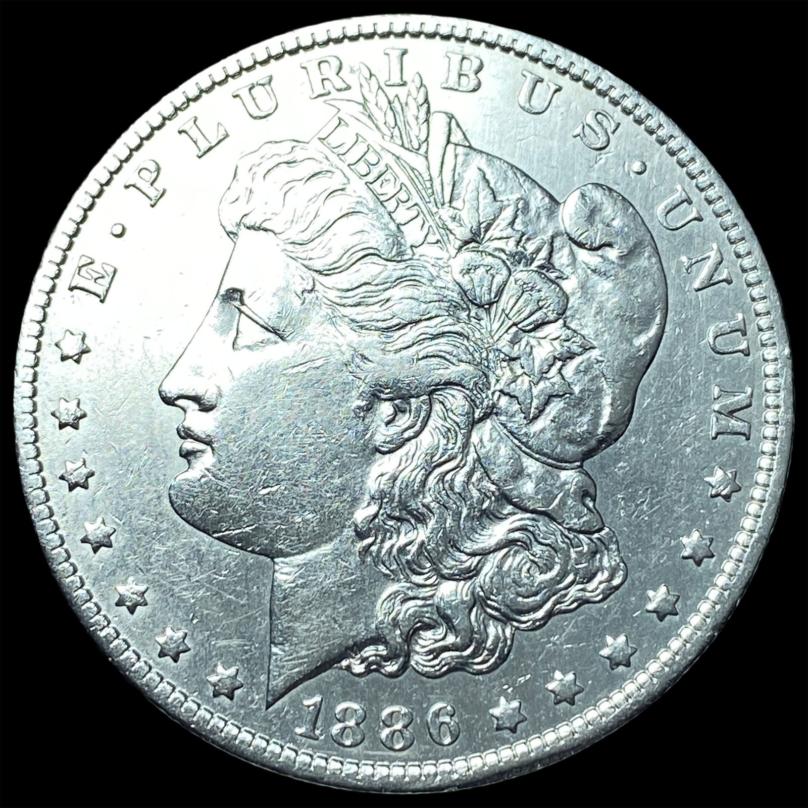 1886 Silver Morgan Dollar CLOSELY UNCIRCULATED: 1886 Silver Morgan Dollar CLOSELY UNCIRCULATED