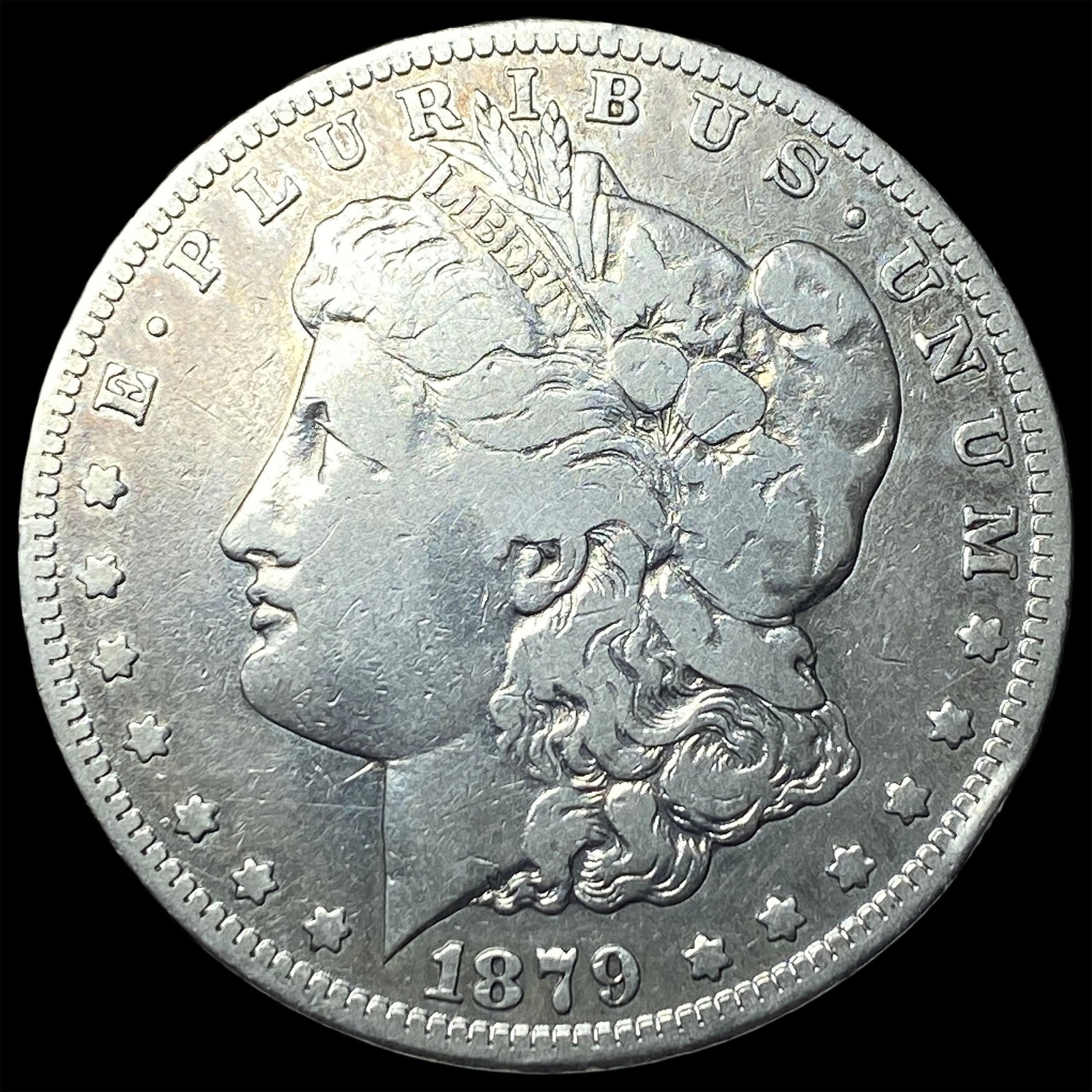 1879-CC Silver Morgan Dollar LIGHTLY CIRCULATED: 1879-CC Silver Morgan Dollar LIGHTLY CIRCULATED