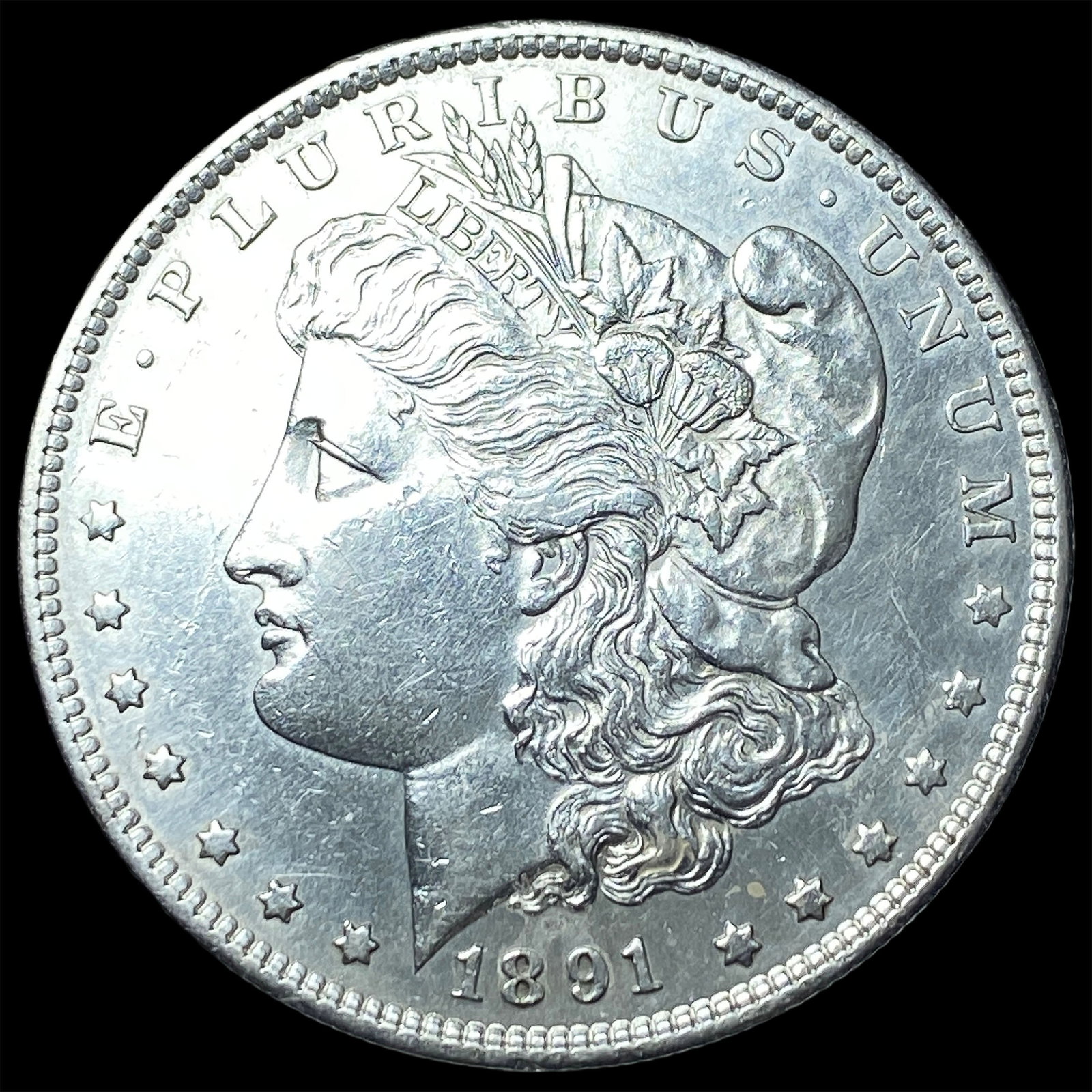 1891-S Silver Morgan Dollar UNCIRCULATED: 1891-S Silver Morgan Dollar UNCIRCULATED