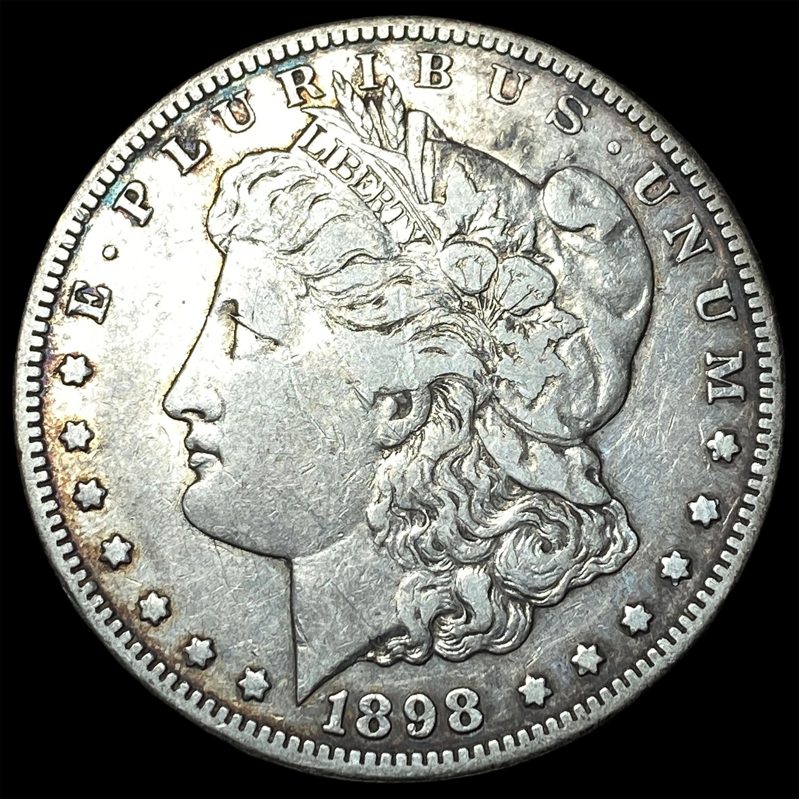 1898-S Silver Morgan Dollar LIGHTLY CIRCULATED: 1898-S Silver Morgan Dollar LIGHTLY CIRCULATED