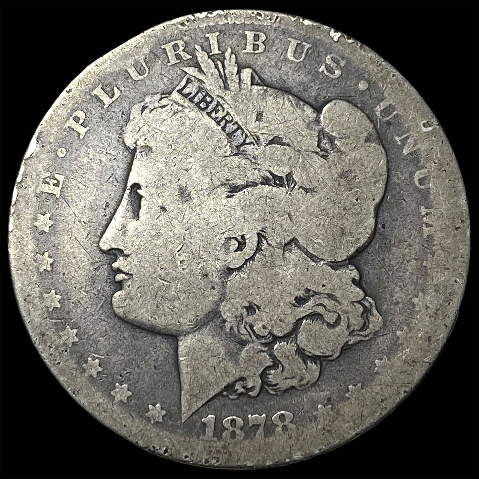 1878-S Silver Morgan Dollar NICELY CIRCULATED: 1878-S Silver Morgan Dollar NICELY CIRCULATED