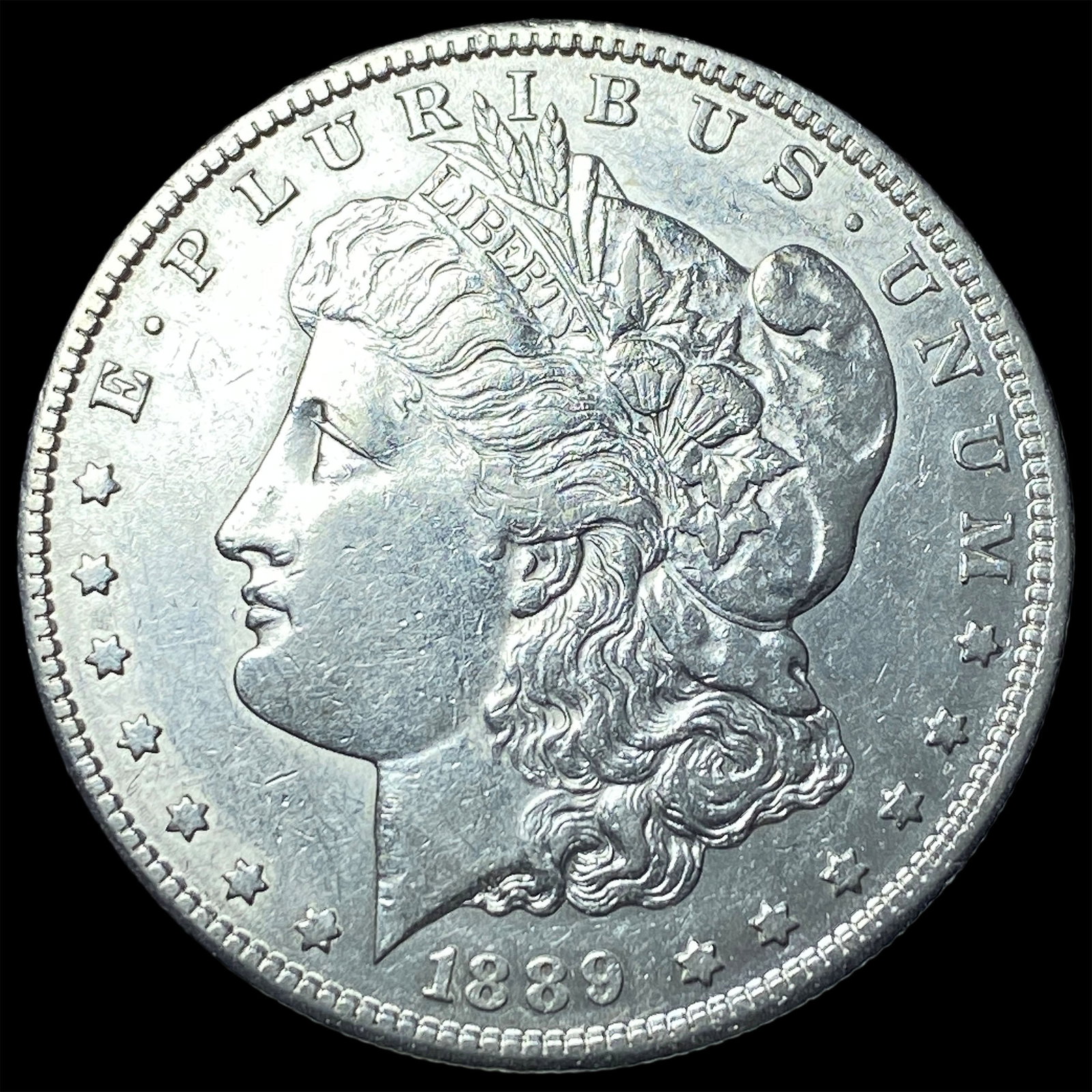 1889 Morgan Silver Dollar CLOSELY UNCIRCULATED: 1889 Morgan Silver Dollar CLOSELY UNCIRCULATED