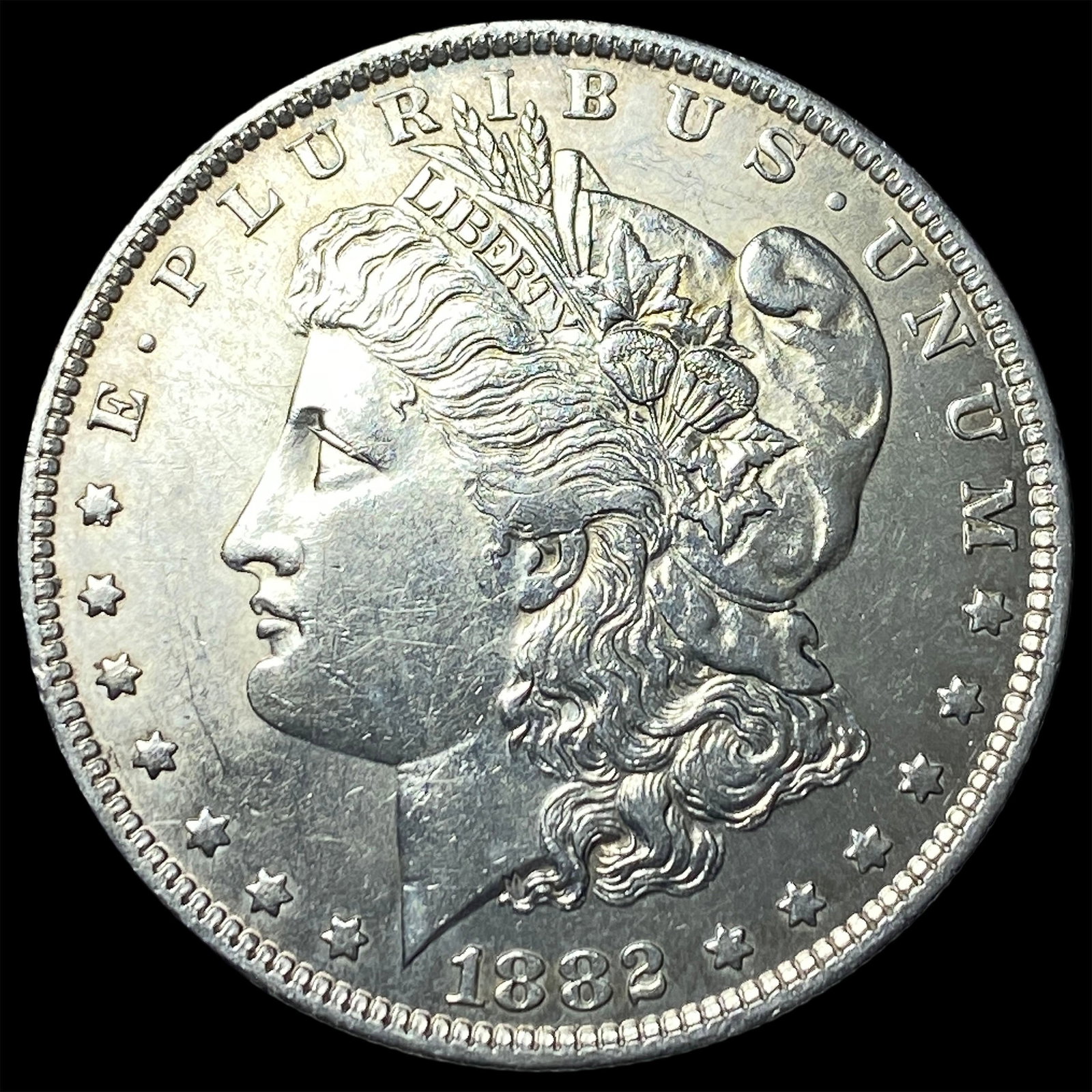 1882-S Silver Morgan Dollar CLOSELY UNCIRCULATED: 1882-S Silver Morgan Dollar CLOSELY UNCIRCULATED