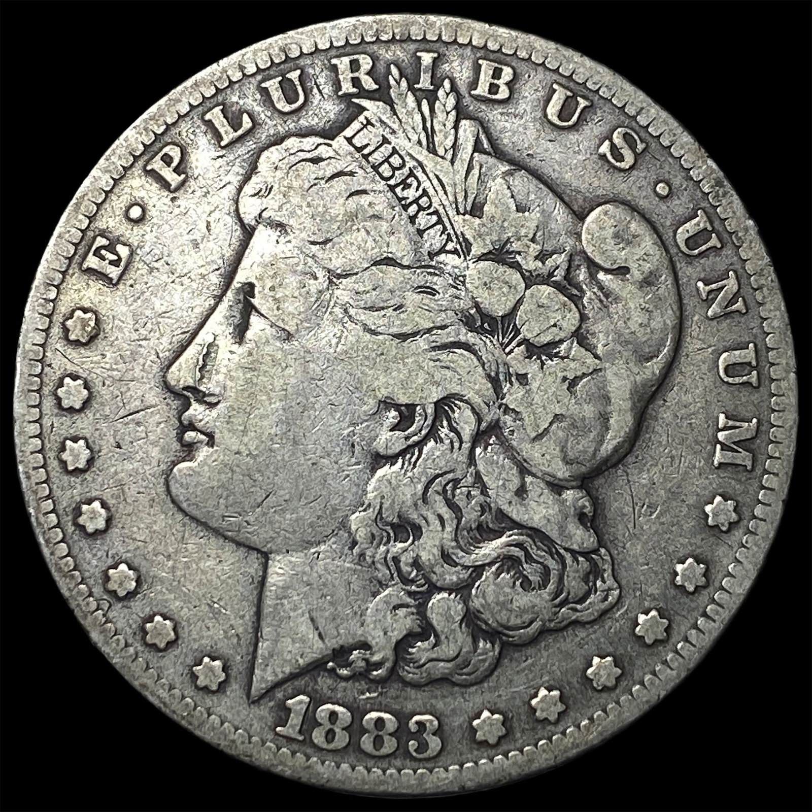 1883-S Silver Morgan Dollar LIGHTLY CIRCULATED: 1883-S Silver Morgan Dollar LIGHTLY CIRCULATED