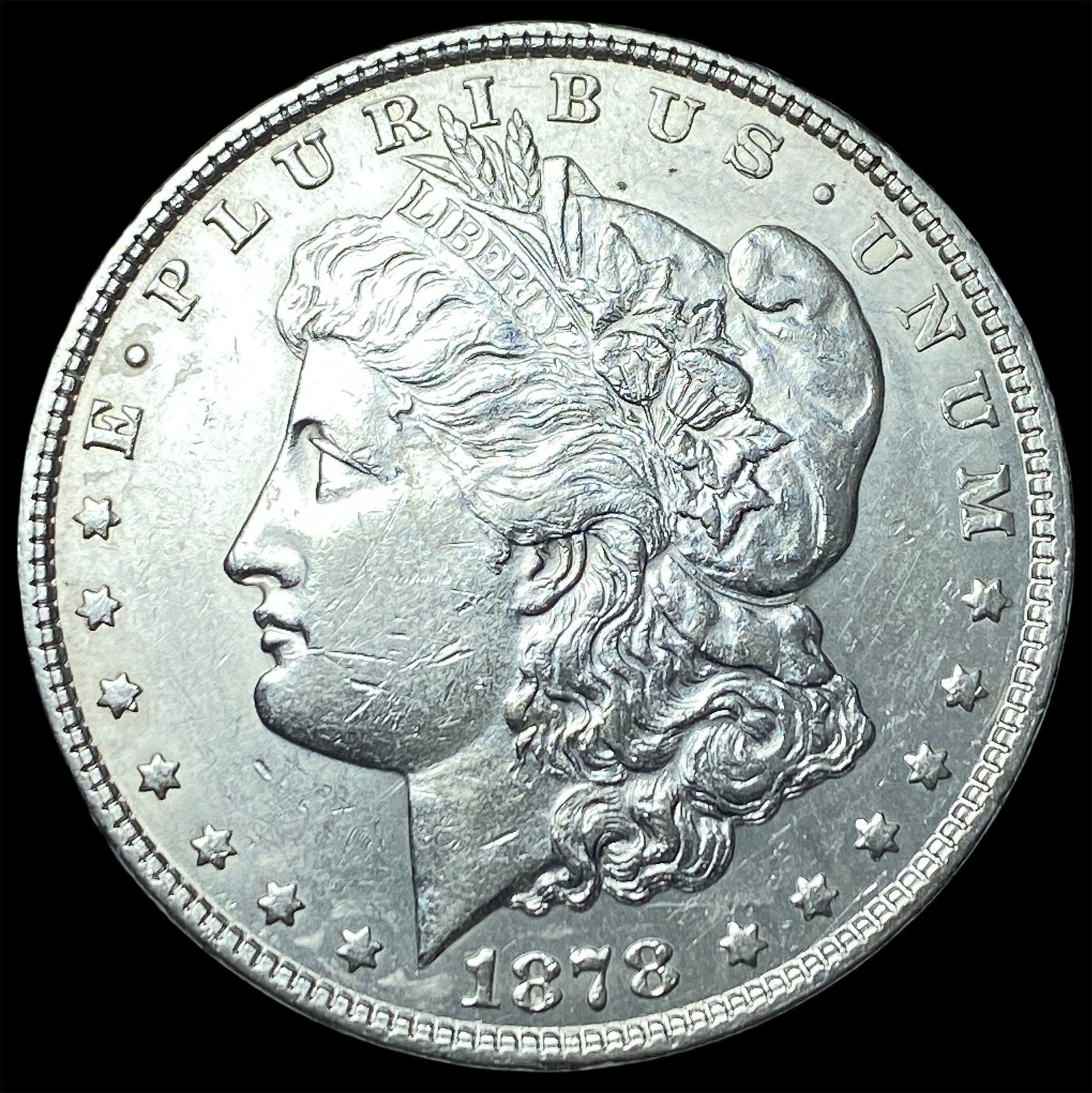1878 Silver Morgan Dollar CHOICE AU: 1878 Silver Morgan Dollar CHOICE AU