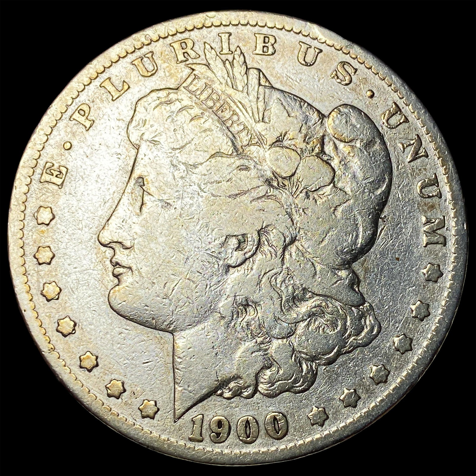 1900-S Silver Morgan Dollar NICELY CIRCULATED: 1900-S Silver Morgan Dollar NICELY CIRCULATED