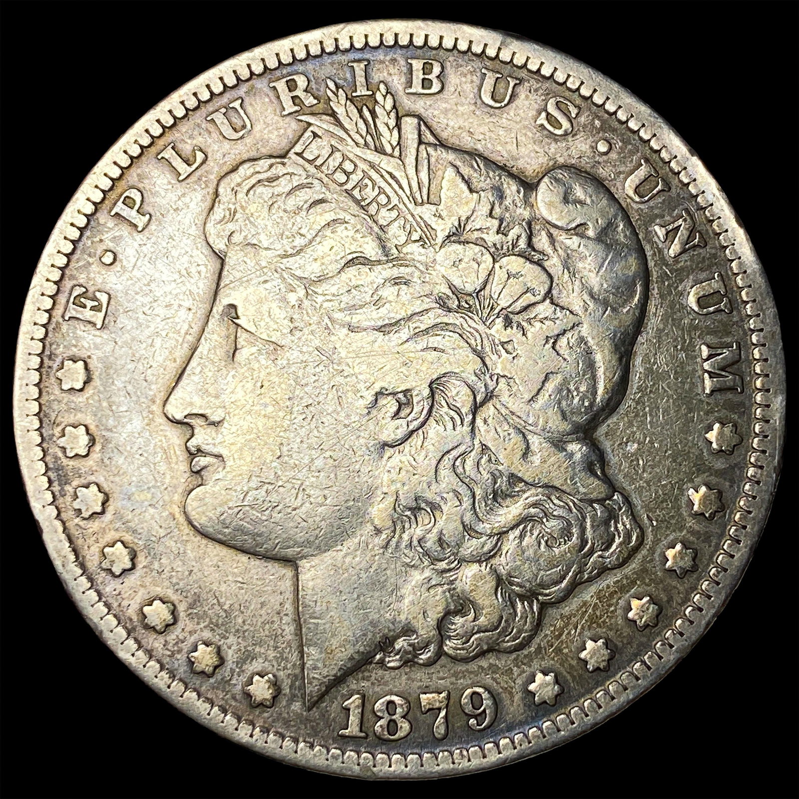 1879-CC Silver Morgan Dollar LIGHTLY CIRCULATED: 1879-CC Silver Morgan Dollar LIGHTLY CIRCULATED