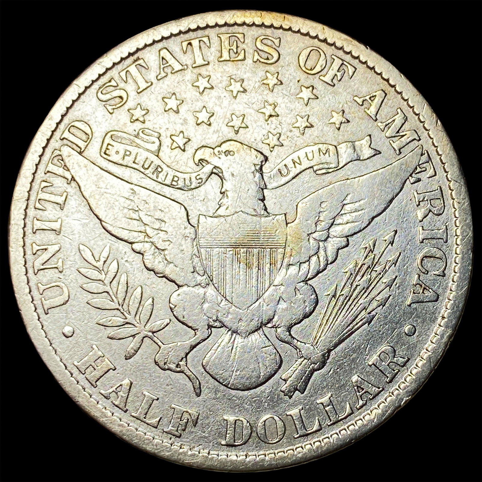 1908 Barber Half Dollar LIGHTLY CIRCULATED - 2