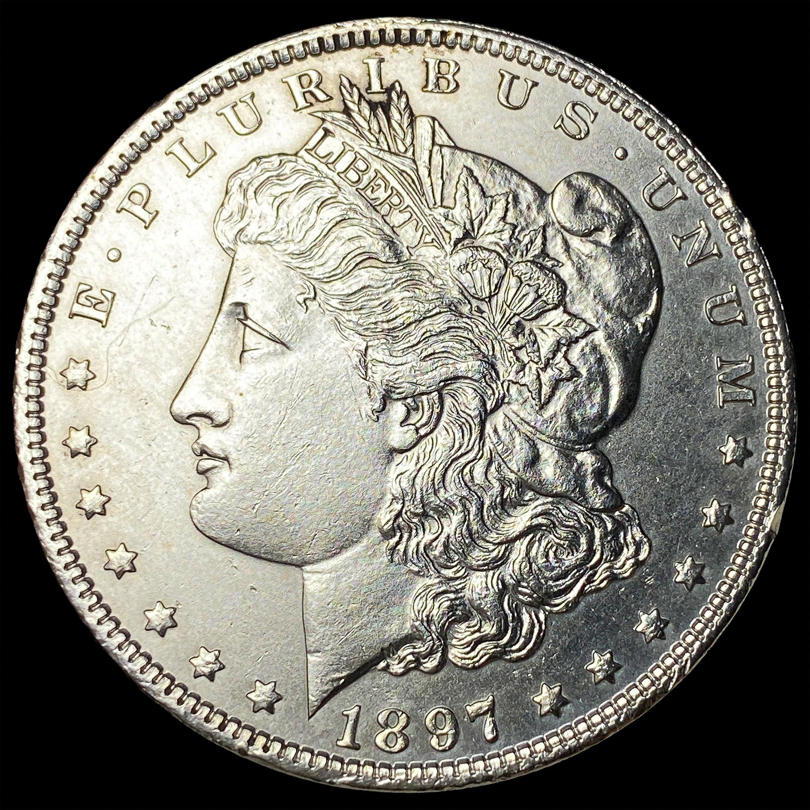 1897 Silver Morgan Dollar UNCIRCULATED: 1897 Silver Morgan Dollar UNCIRCULATED