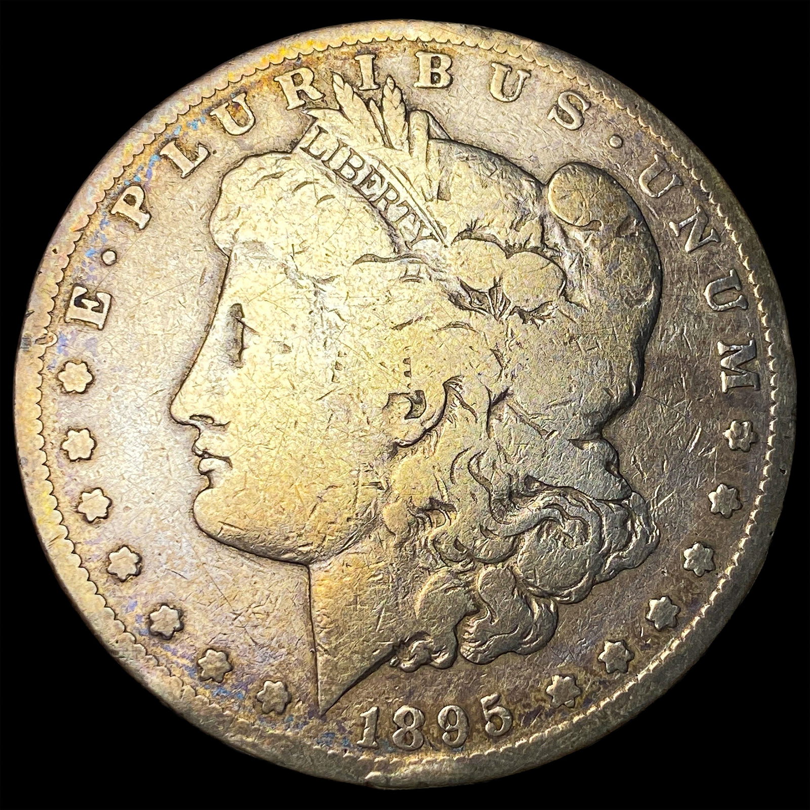 1895-S Silver Morgan Dollar NICELY CIRCULATED: 1895-S Silver Morgan Dollar NICELY CIRCULATED