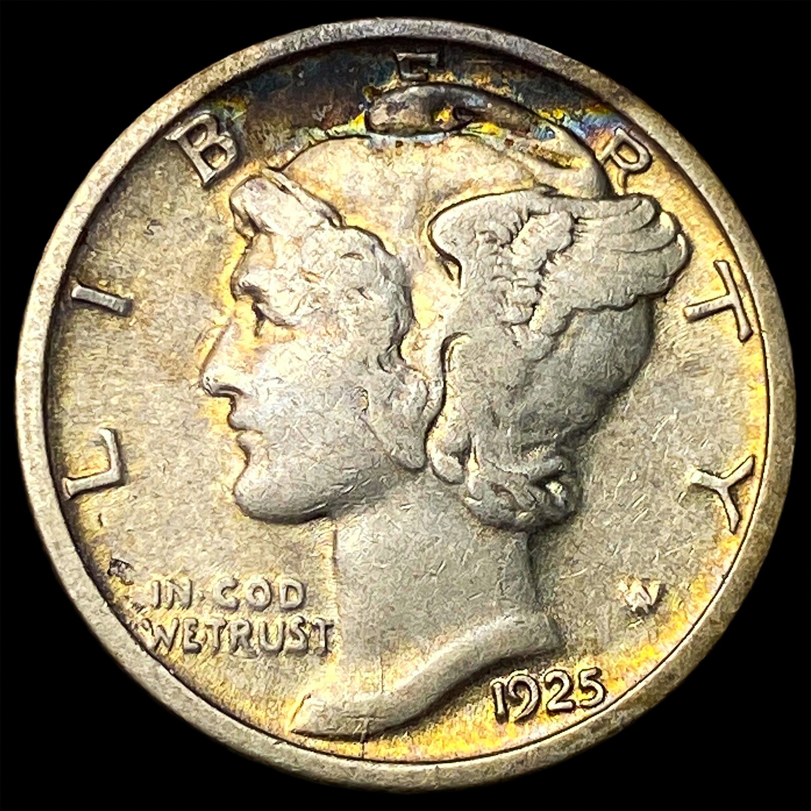1925 Mercury Dime NEARLY UNCIRCULATED: 1925 Mercury Dime NEARLY UNCIRCULATED