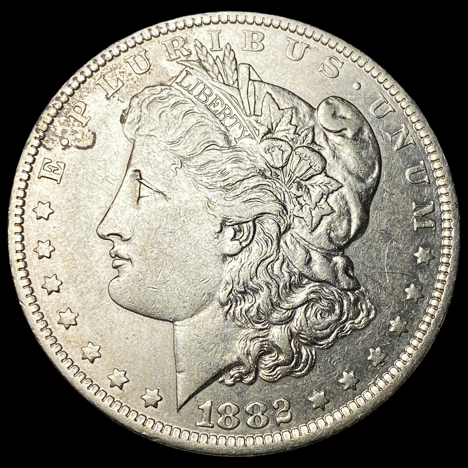 1882-O Silver Morgan Dollar NEARLY UNCIRCULATED: 1882-O Silver Morgan Dollar NEARLY UNCIRCULATED