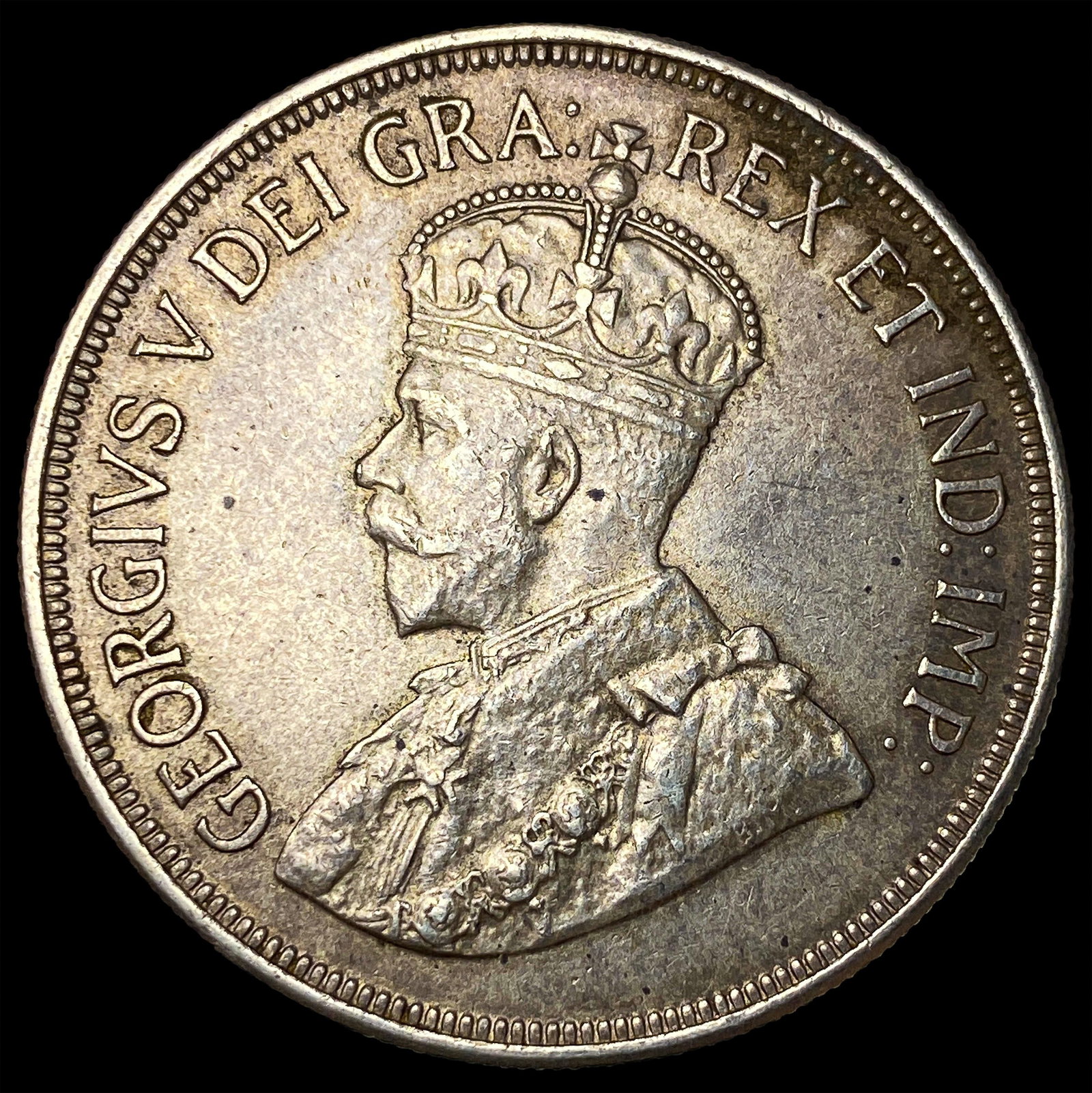1928 Cyprus Silver 45 Piastres CLOSELY UNCIRCULATED (1 of 2)