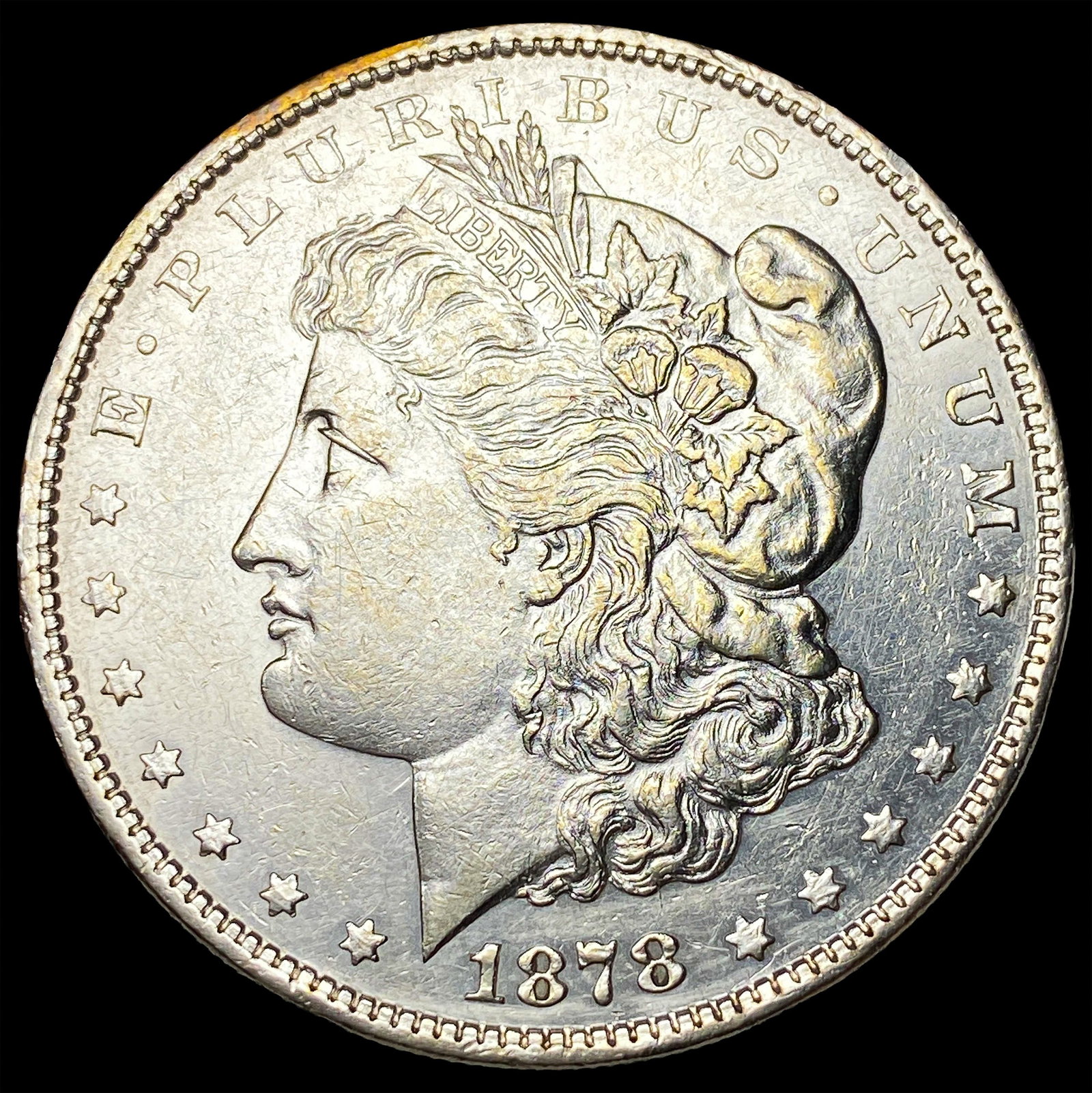 1878 Silver Morgan Dollar CLOSELY UNCIRCULATED: 1878 Silver Morgan Dollar CLOSELY UNCIRCULATED