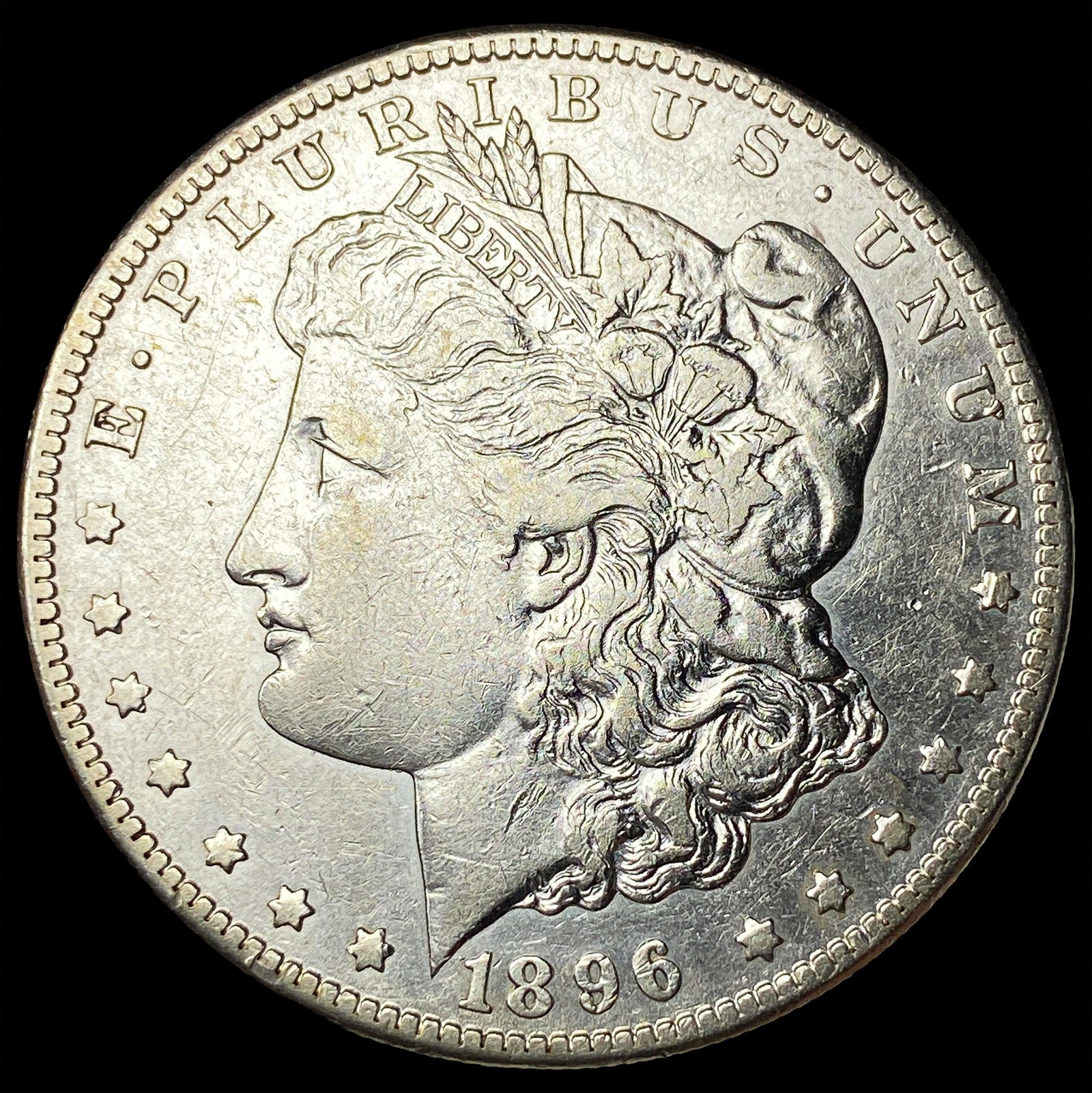 1896-S Silver Morgan Dollar NEARLY UNCIRCULATED: 1896-S Silver Morgan Dollar NEARLY UNCIRCULATED