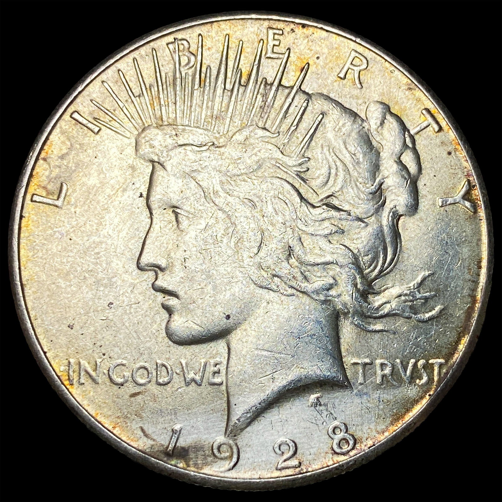 1928 Silver Peace Dollar CLOSELY UNCIRCULATED: 1928 Silver Peace Dollar CLOSELY UNCIRCULATED