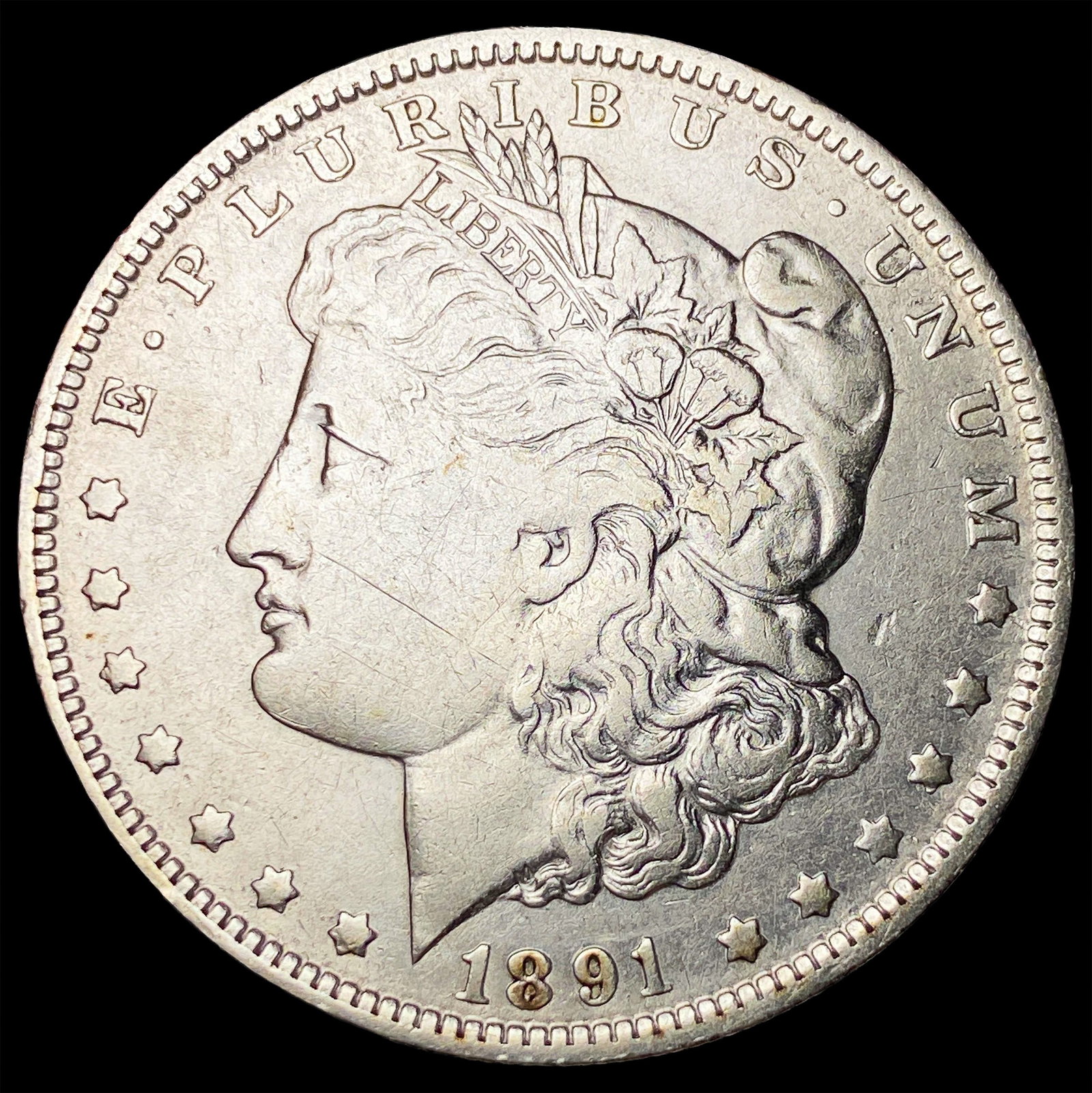 1891-O Silver Morgan Dollar LIGHTLY CIRCULATED: 1891-O Silver Morgan Dollar LIGHTLY CIRCULATED