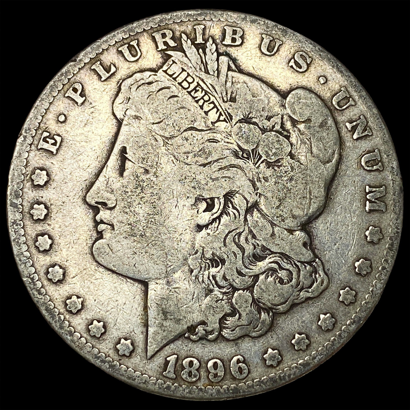 1896-S Silver Morgan Dollar NICELY CIRCULATED: 1896-S Silver Morgan Dollar NICELY CIRCULATED
