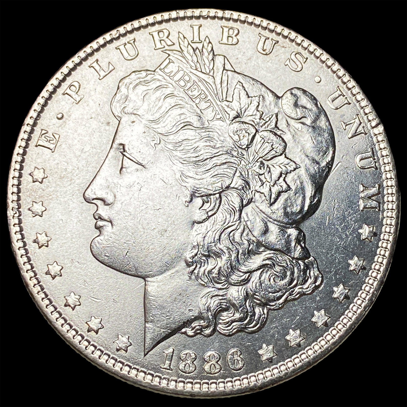 1886 Morgan Silver Dollar UNCIRCULATED: 1886 Morgan Silver Dollar UNCIRCULATED