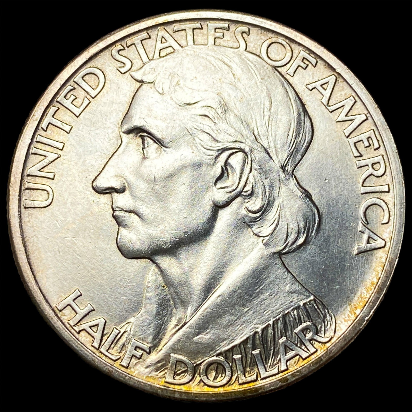 1935-D Silver Daniel Boone Half Dollar UNCIRCULATED: 1935-D Silver Daniel Boone Half Dollar UNCIRCULATED