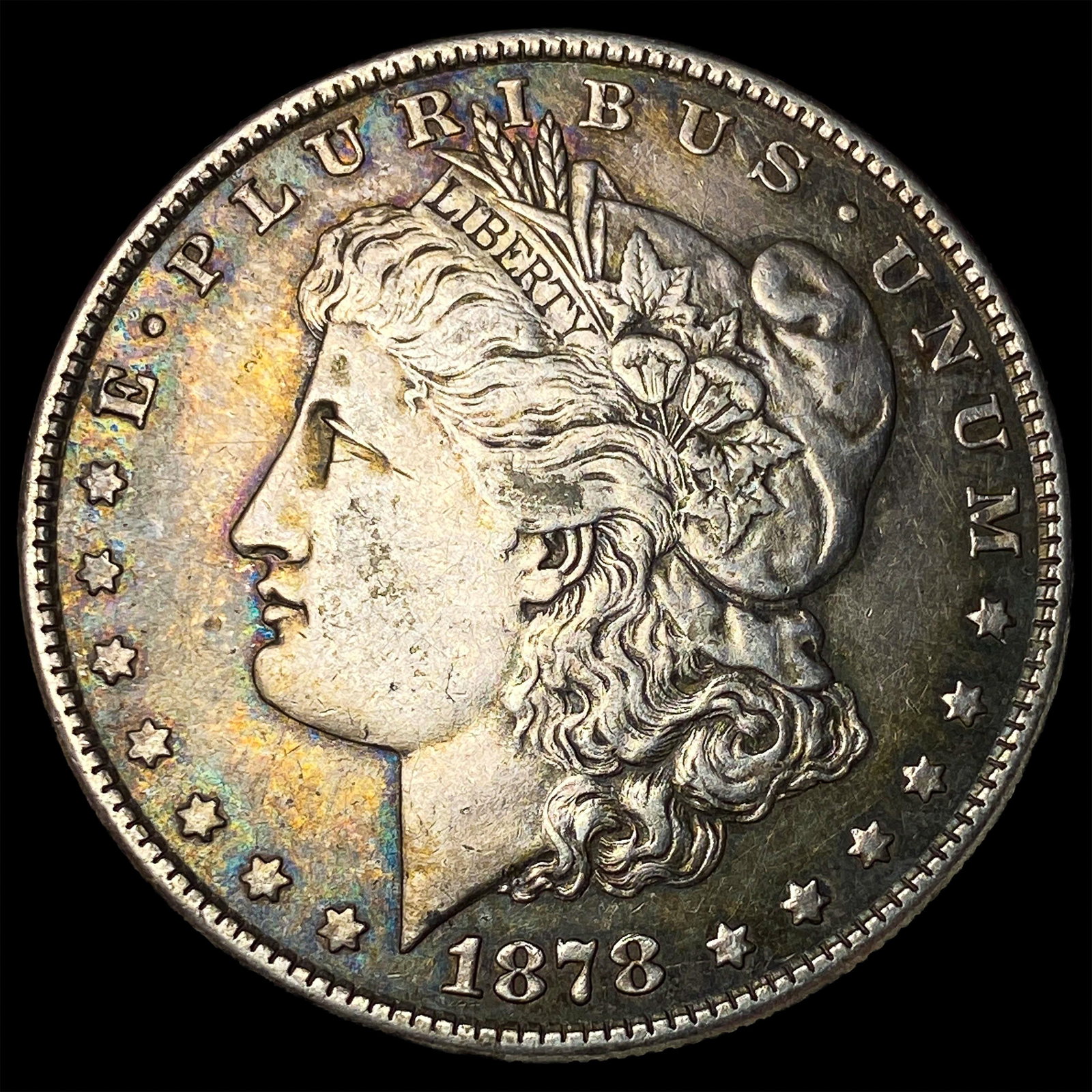1878 Silver Morgan Dollar CLOSELY UNCIRCULATED: 1878 Silver Morgan Dollar CLOSELY UNCIRCULATED