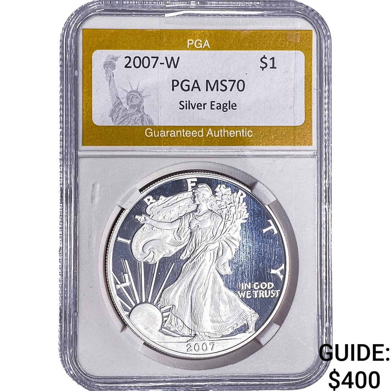 2007-W Silver Eagle PGA MS70 (1 of 2)