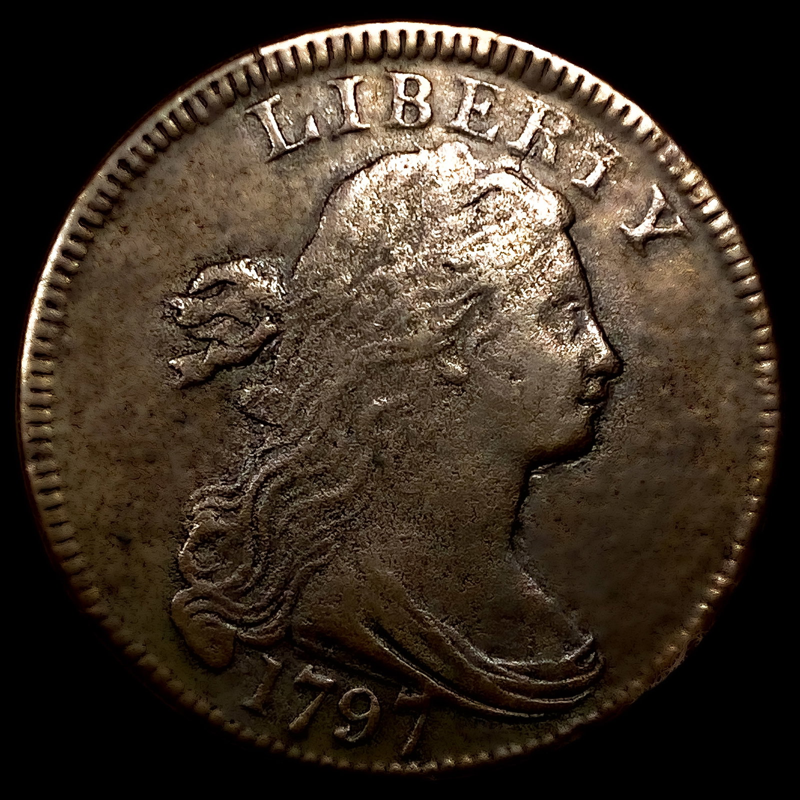 1797 Draped Bust Large Cent (1 of 2)
