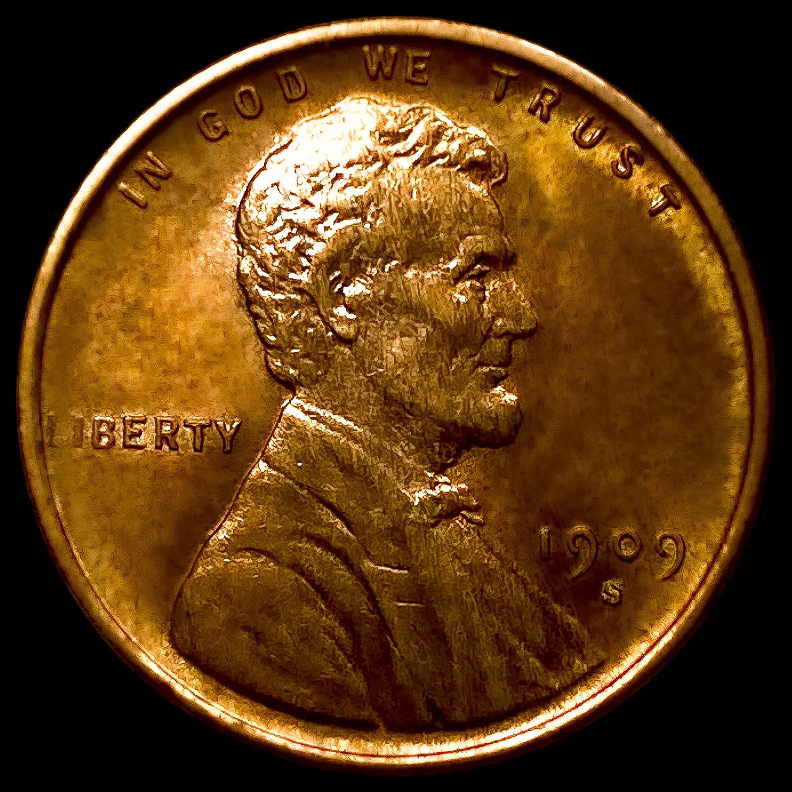 1909-S VDB Wheat Cent: 1909-S VDB Wheat Cent