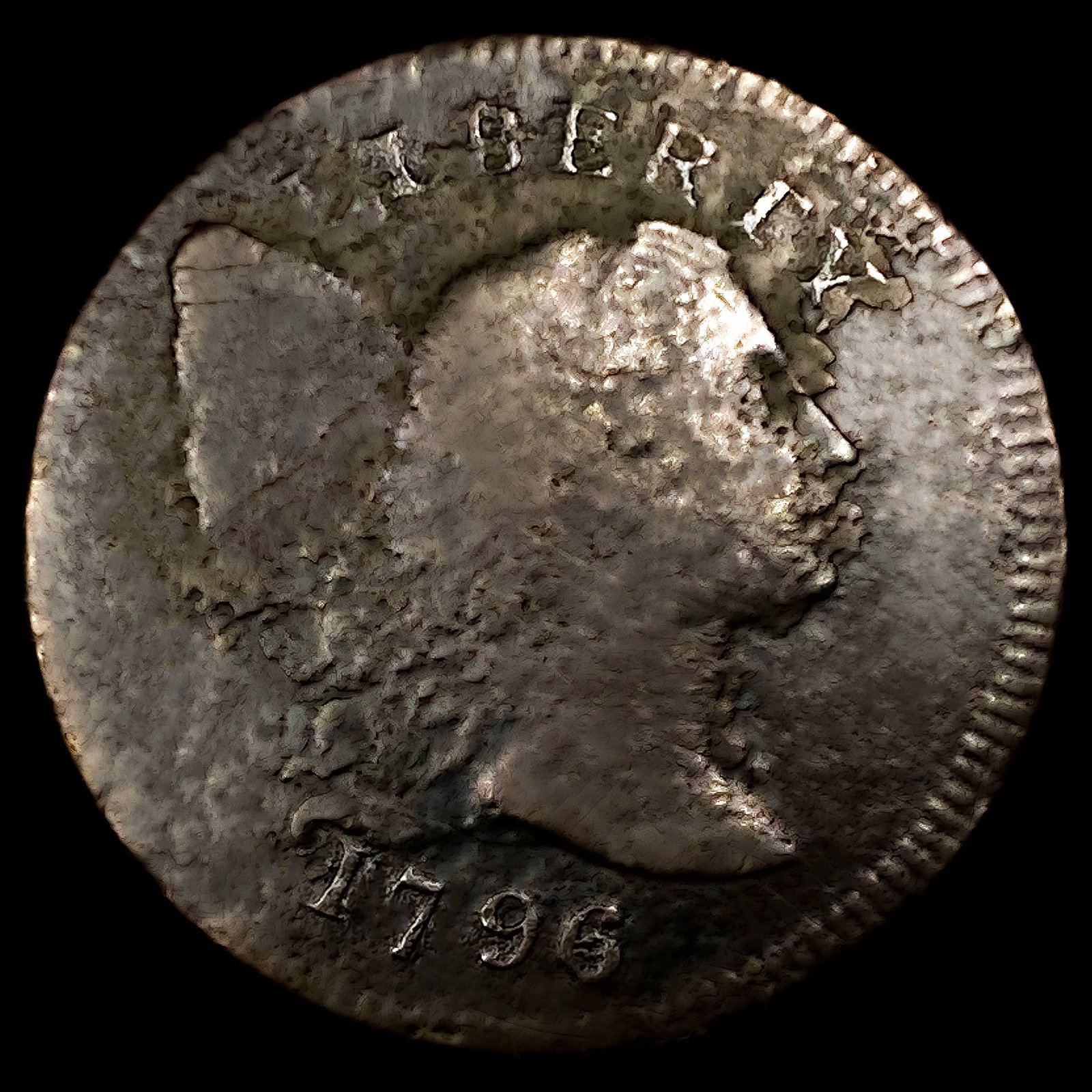 1796 Liberty Cap Large Cent (1 of 2)