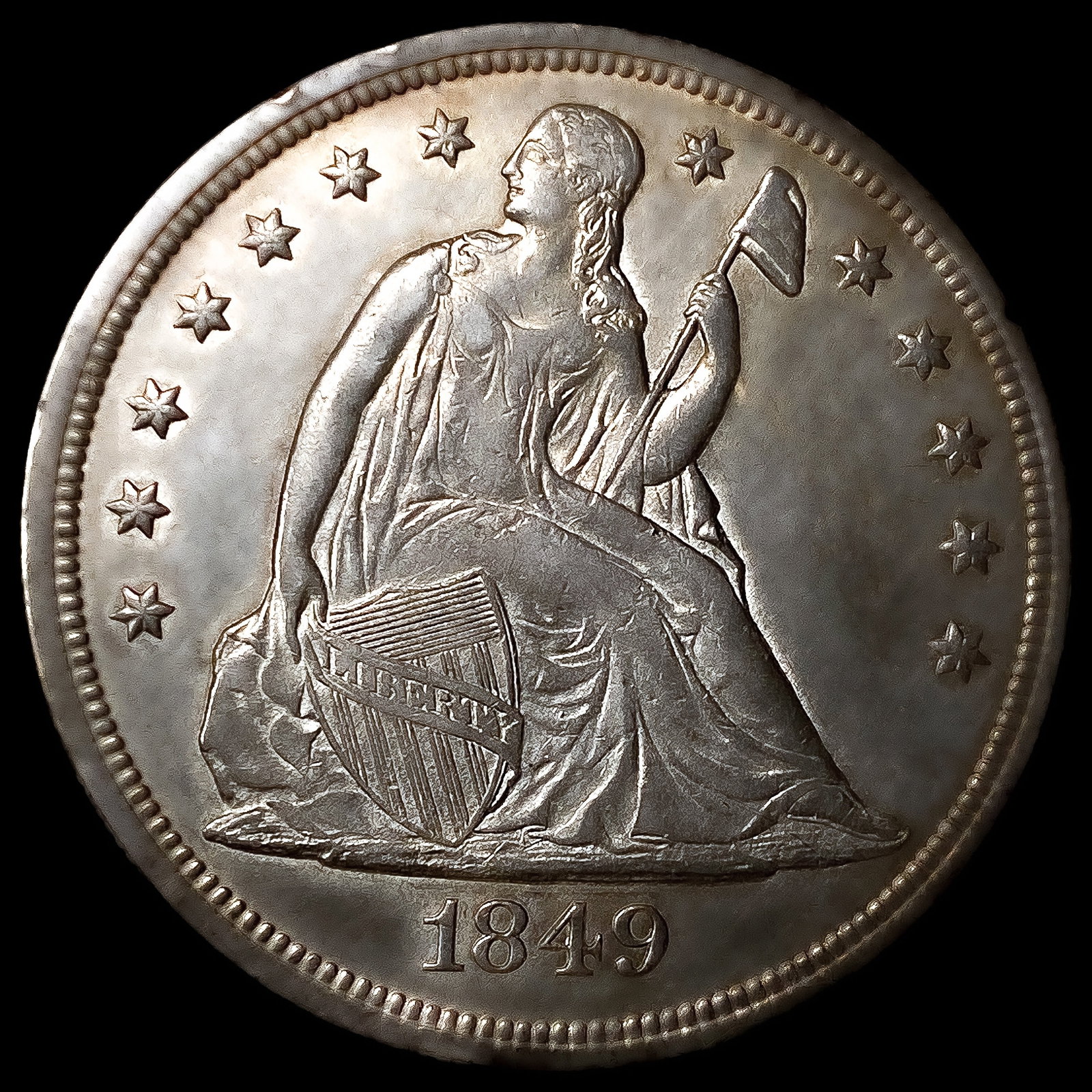 1849 Seated Liberty Dollar (1 of 2)