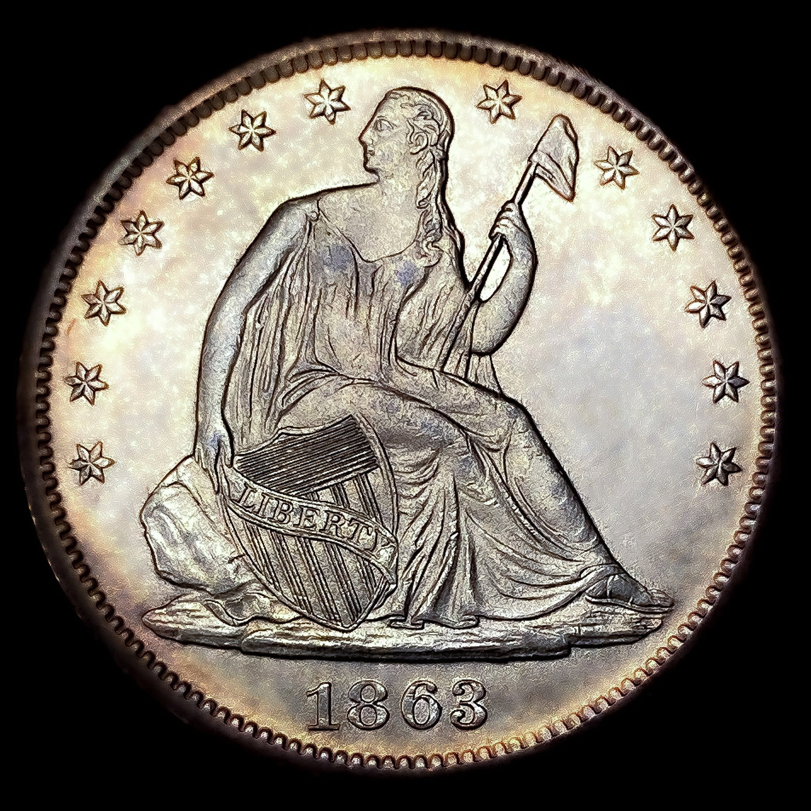 1863-S Seated Liberty Half Dollar: 1863-S Seated Liberty Half Dollar