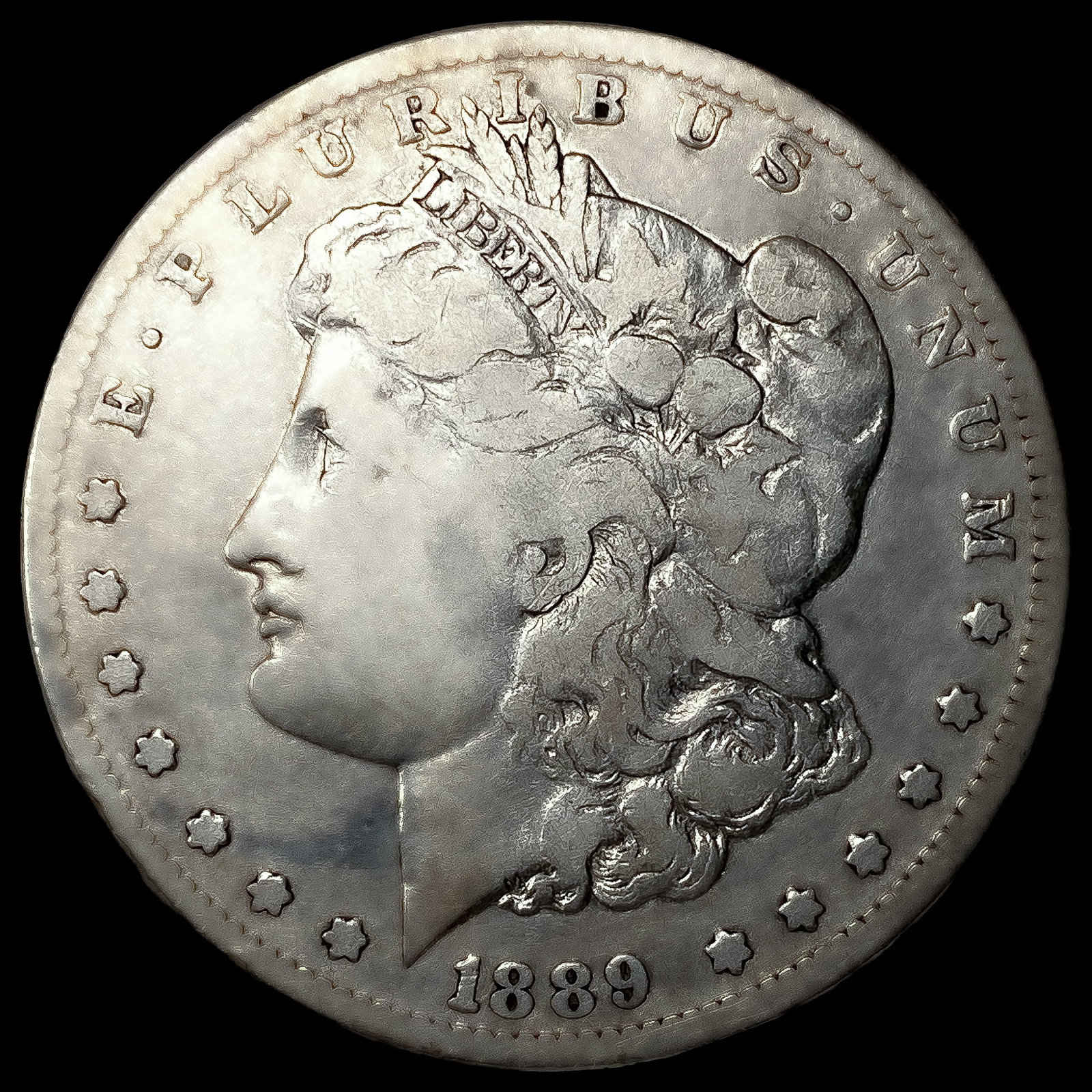 1889-CC Morgan Silver Dollar (1 of 2)