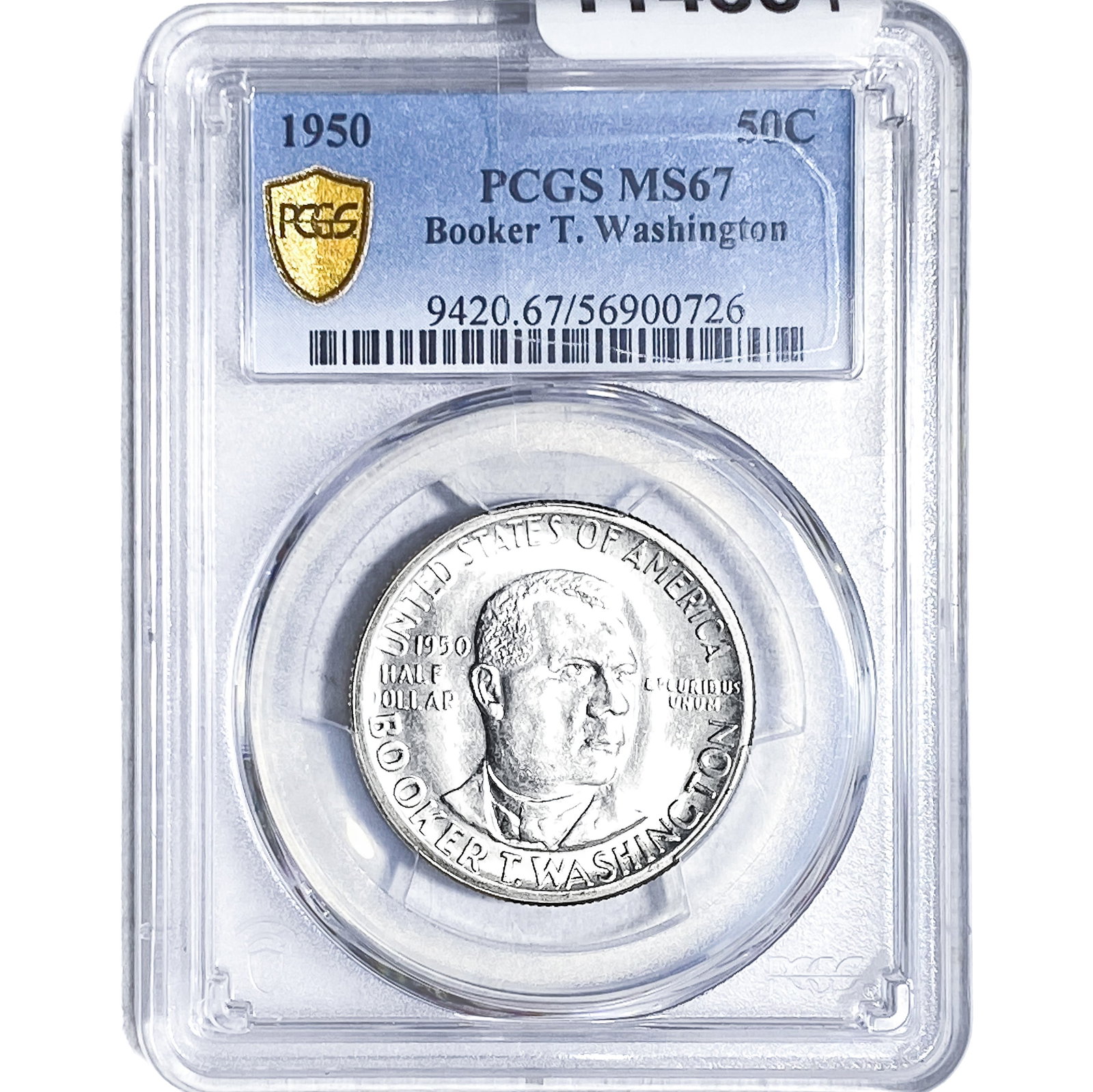 1950 Booker T Half Dollar PCGS MS67 (1 of 4)