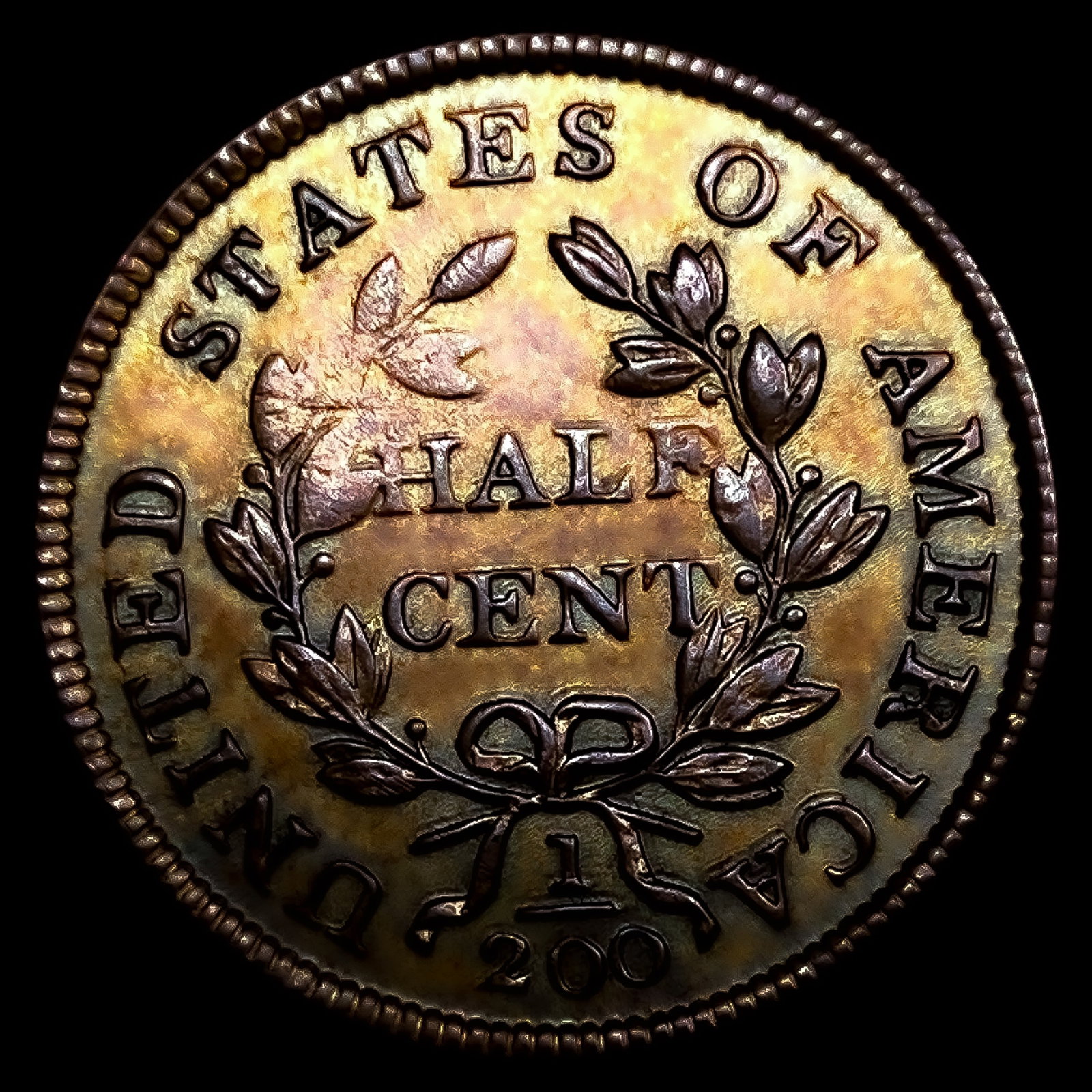 1803 Draped Bust Half Cent UNCIRCULATED - 2