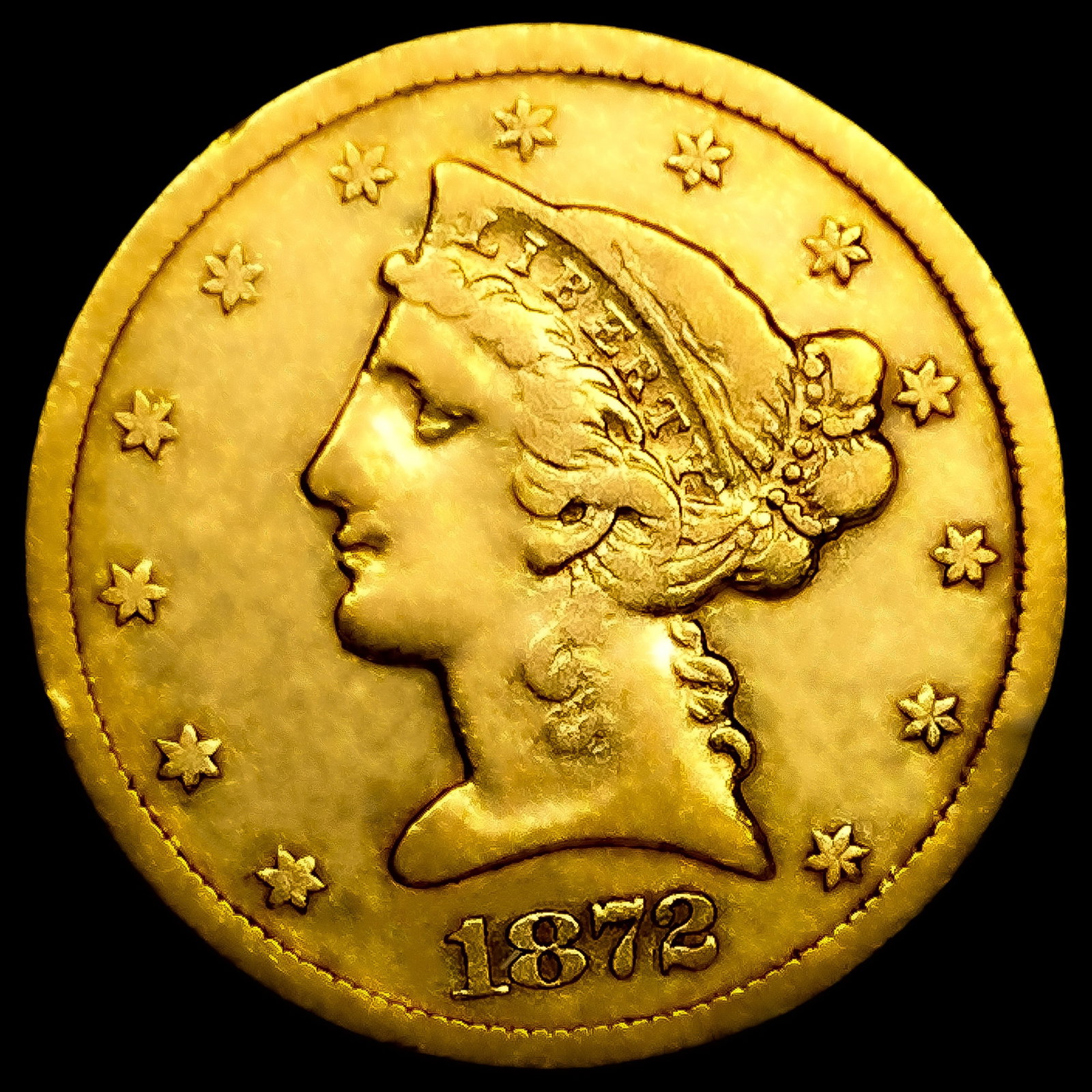 1872-S $2.50 Gold Quarter Eagle: 1872-S $2.50 Gold Quarter Eagle
