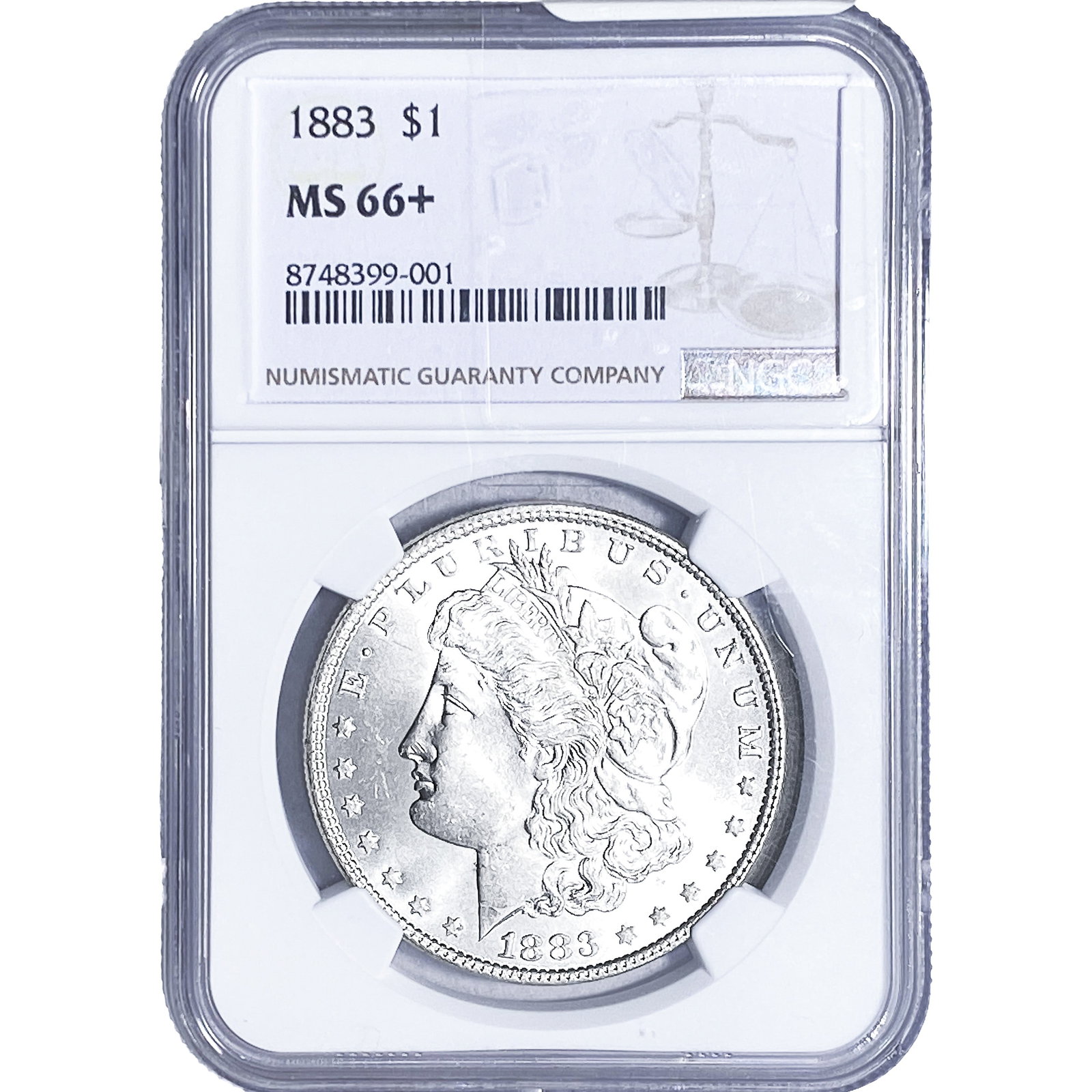 1883 Morgan Silver Dollar NGC MS66+ (1 of 4)