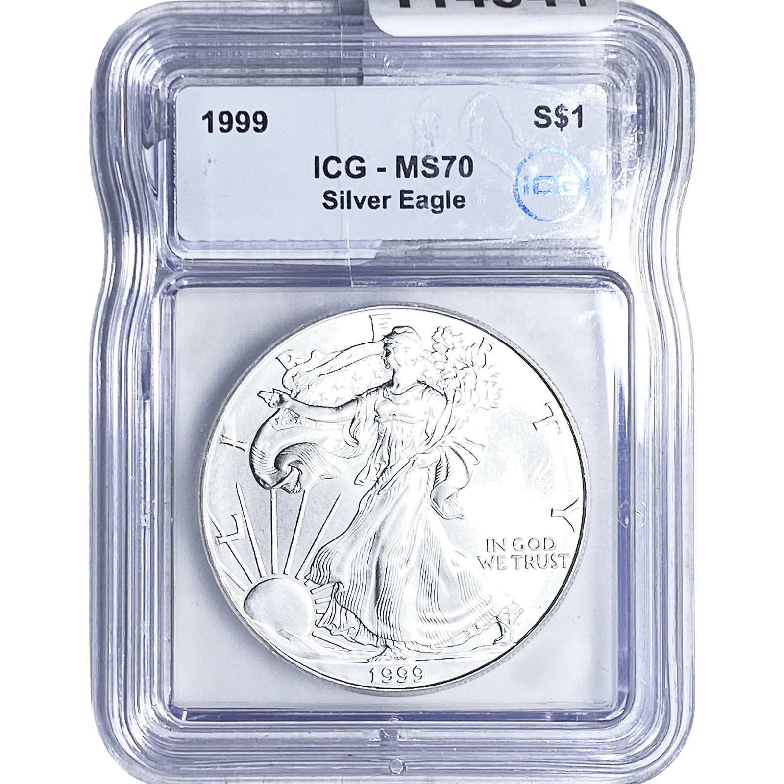 1999 Silver Eagle ICG MS70 (1 of 4)