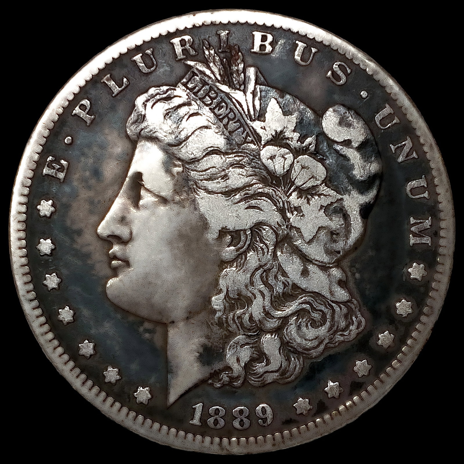 1889-CC Morgan Silver Dollar (1 of 2)