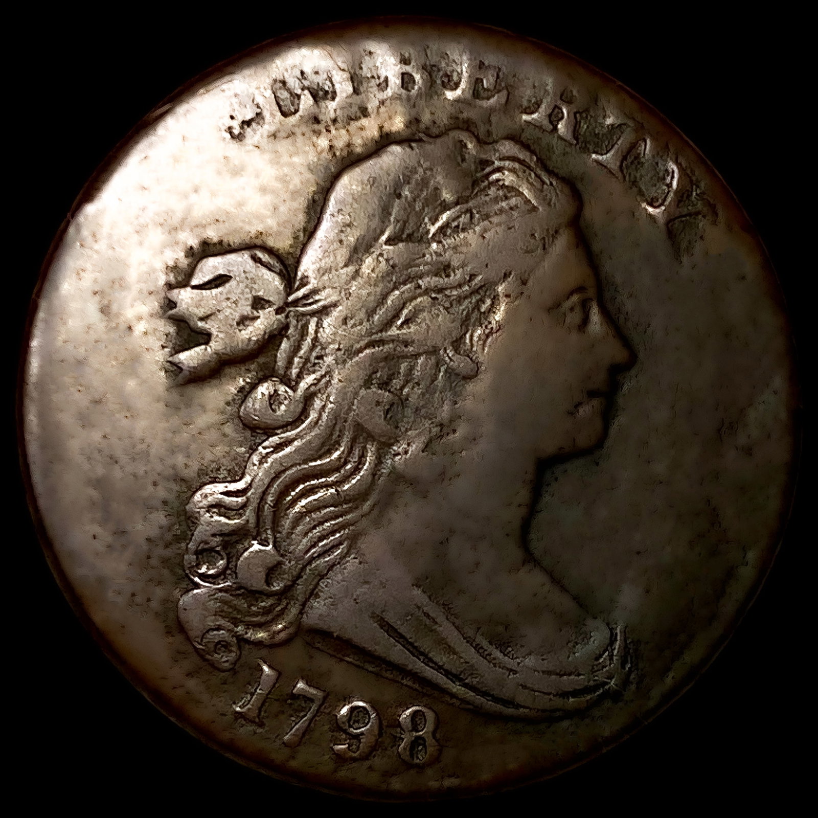 1798 Draped Bust Large Cent: 1798 Draped Bust Large Cent