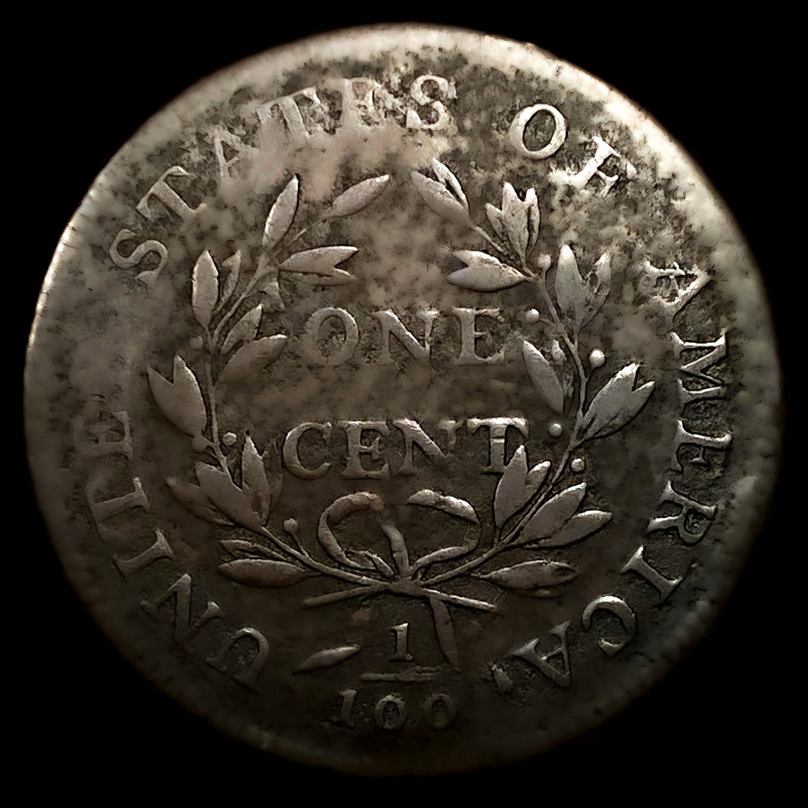 1798 Draped Bust Large Cent ABOUT UNCIRCULATED - 2