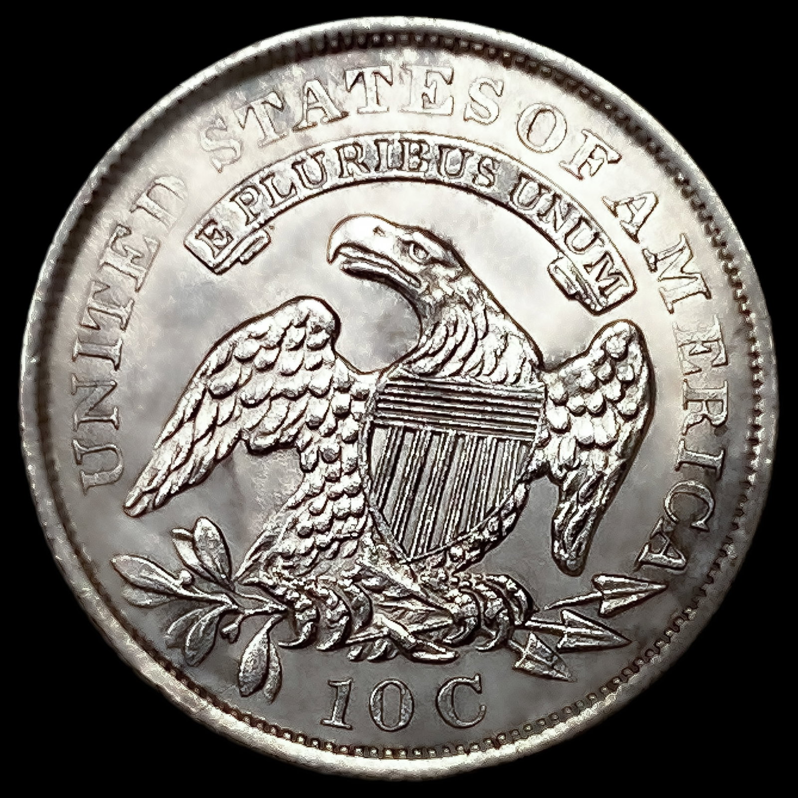 1830 Capped Bust Dime UNCIRCULATED - 2