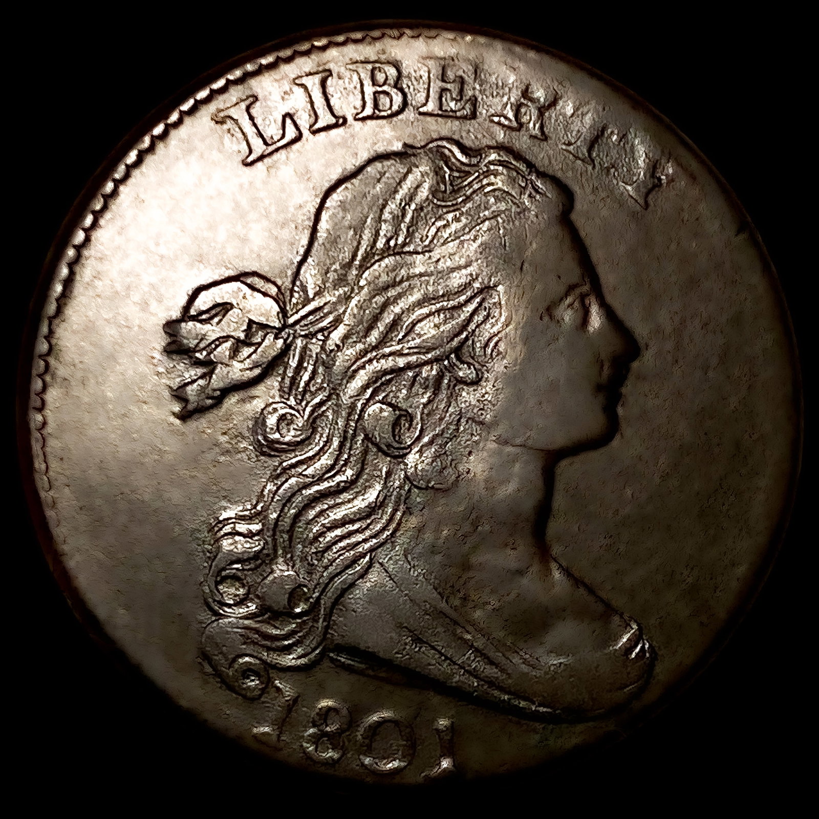 1801 Draped Bust Large Cent (1 of 2)