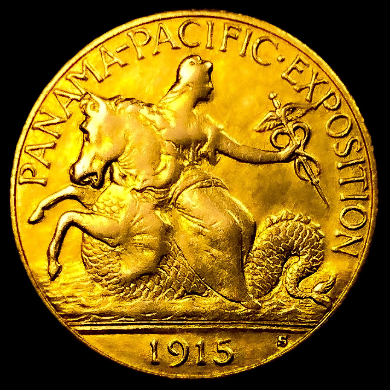 1915-S Pan-Pac $2.50 Gold Quarter Eagle: 1915-S Pan-Pac $2.50 Gold Quarter Eagle