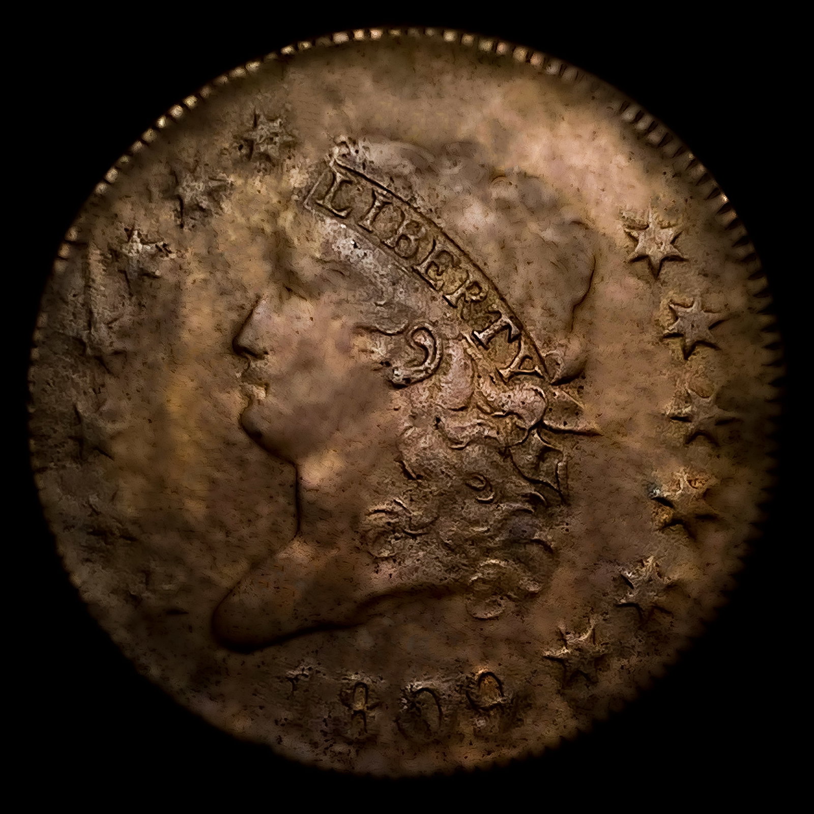 1809 Classic Head Large Cent: 1809 Classic Head Large Cent